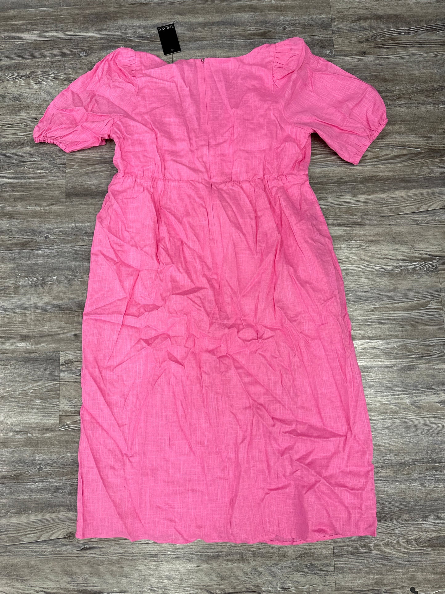 Dress Casual Midi By Eloquii In Pink, Size: 16