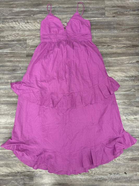 Dress Casual Maxi By Abercrombie And Fitch In Purple, Size: L