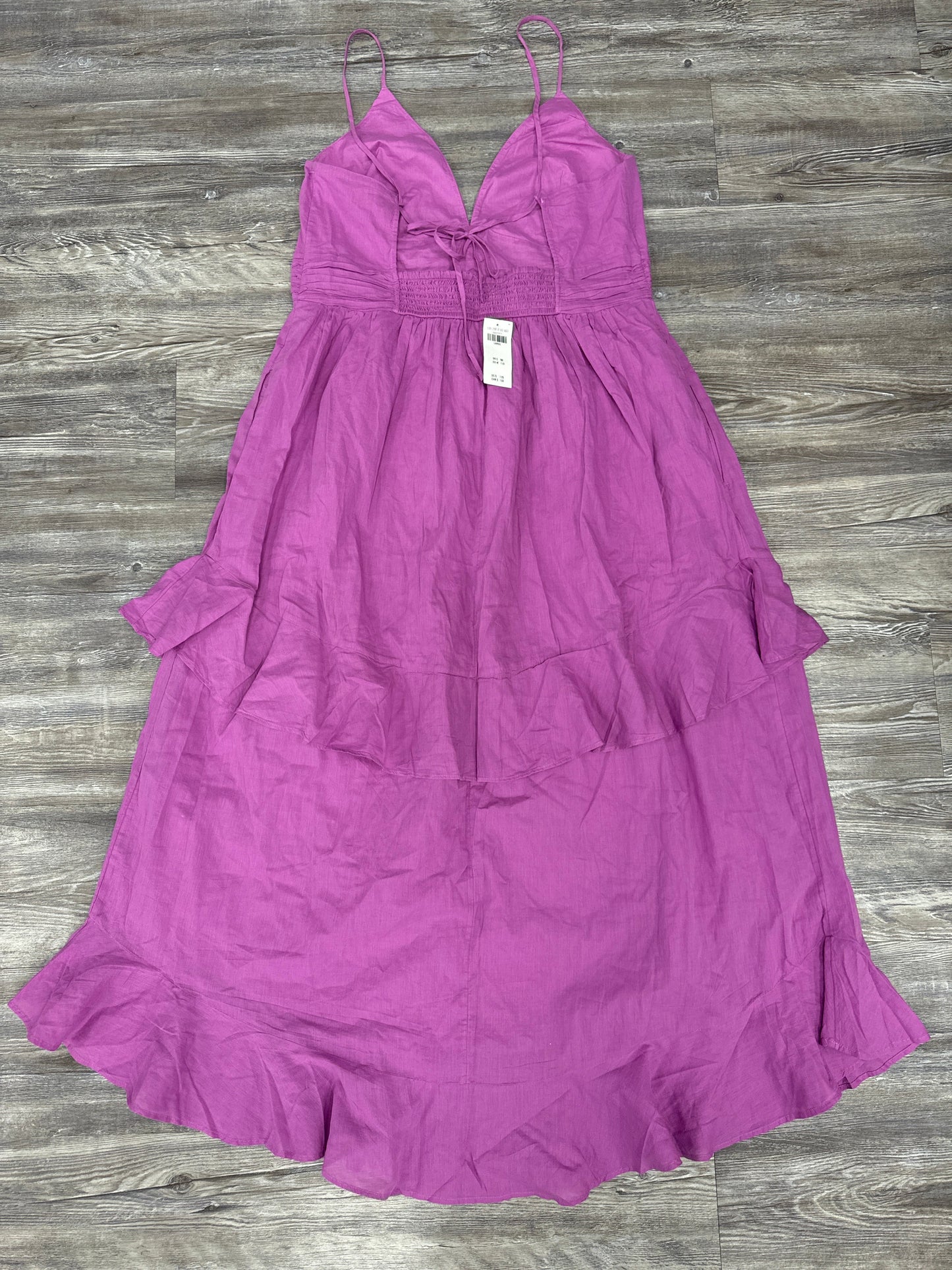 Dress Casual Maxi By Abercrombie And Fitch In Purple, Size: L