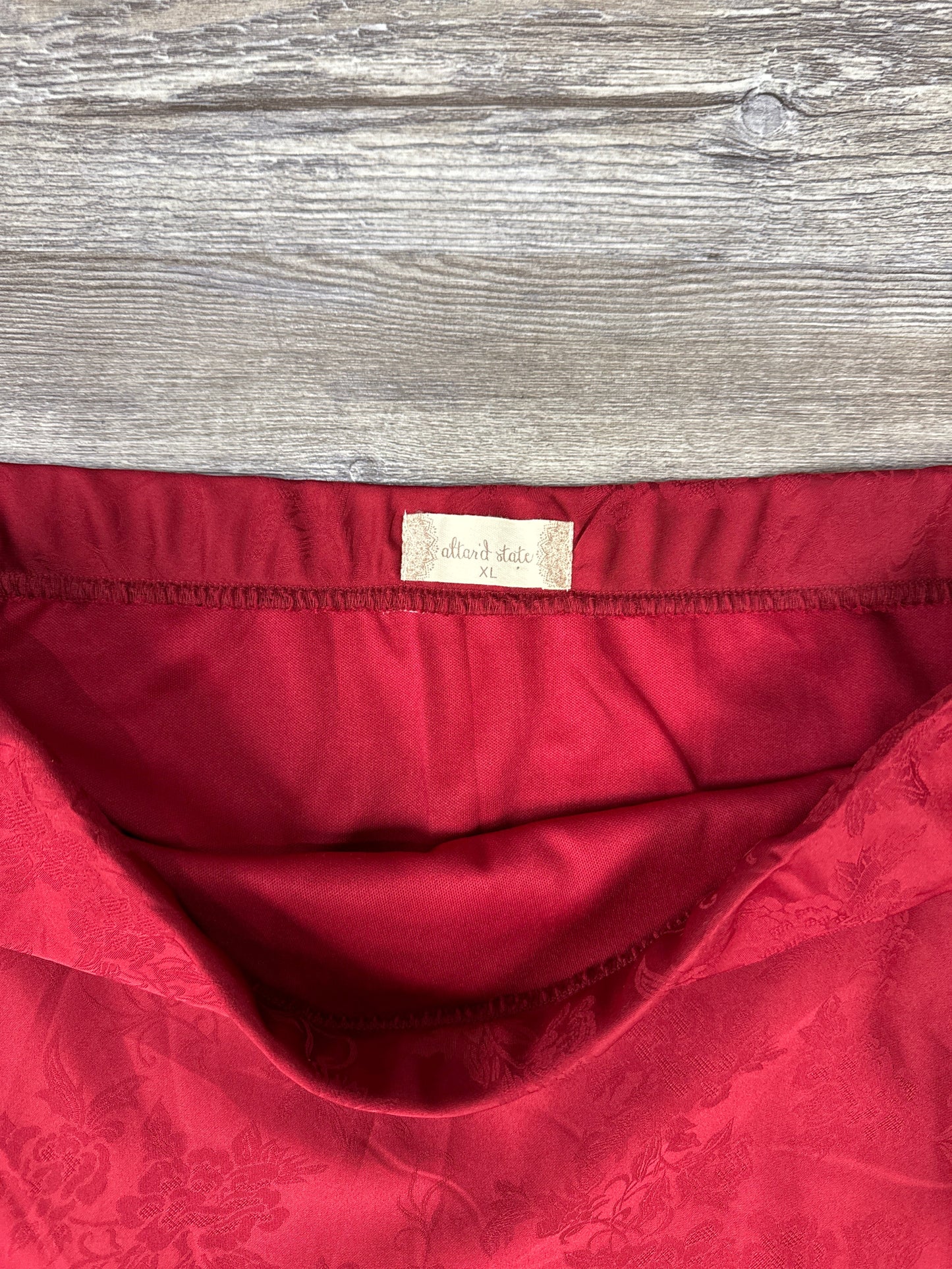 Skirt Maxi By Altard State In Red, Size: Xl