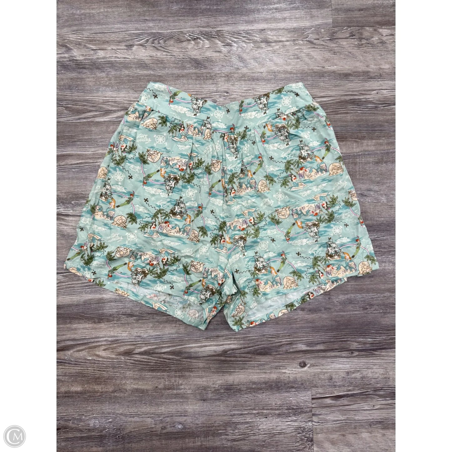 Shorts By Disney In Aqua, Size: 0