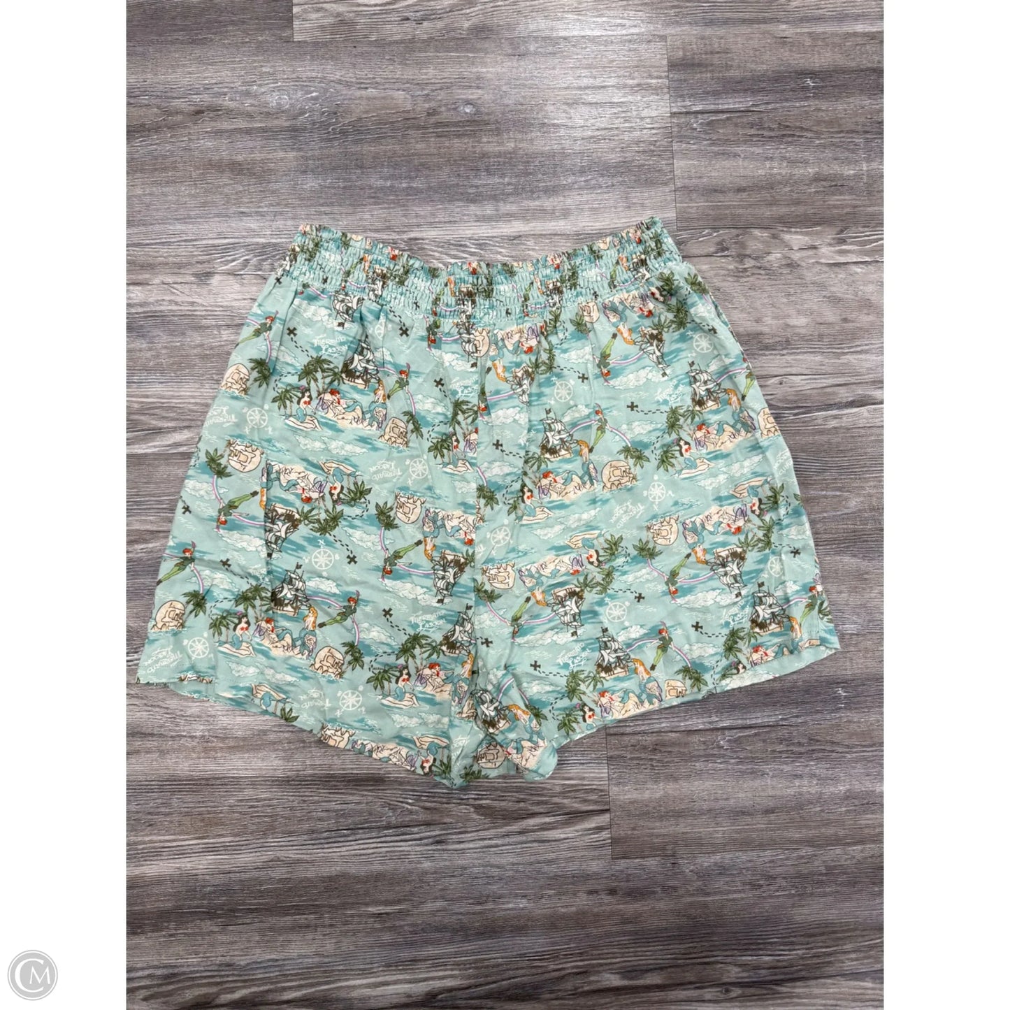Shorts By Disney In Aqua, Size: 0
