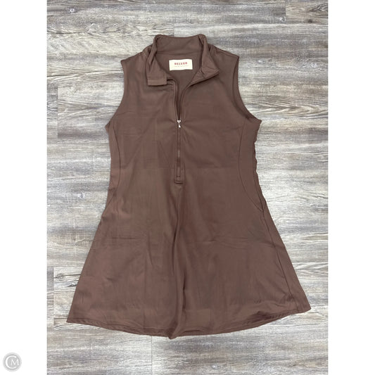 Athletic Dress By Recess In Brown, Size: Xl