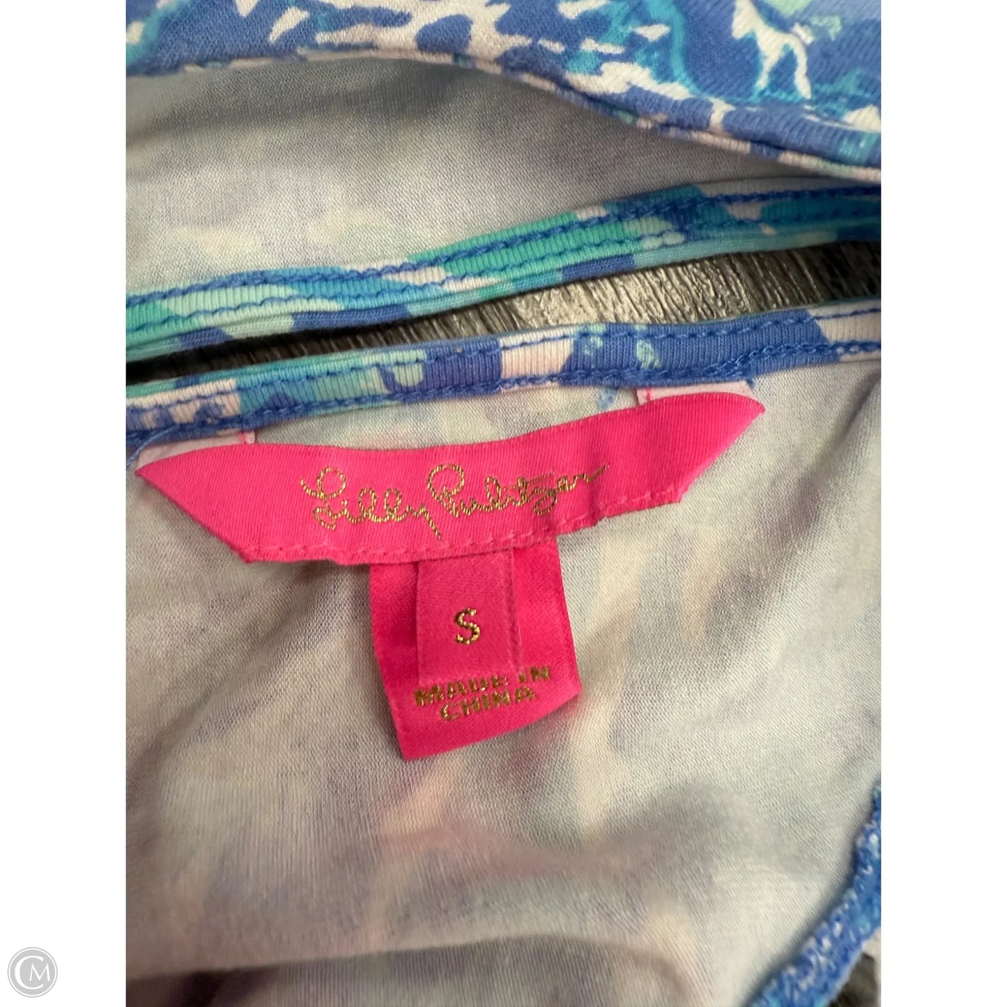 Romper By Lilly Pulitzer In Blue & Green, Size: S