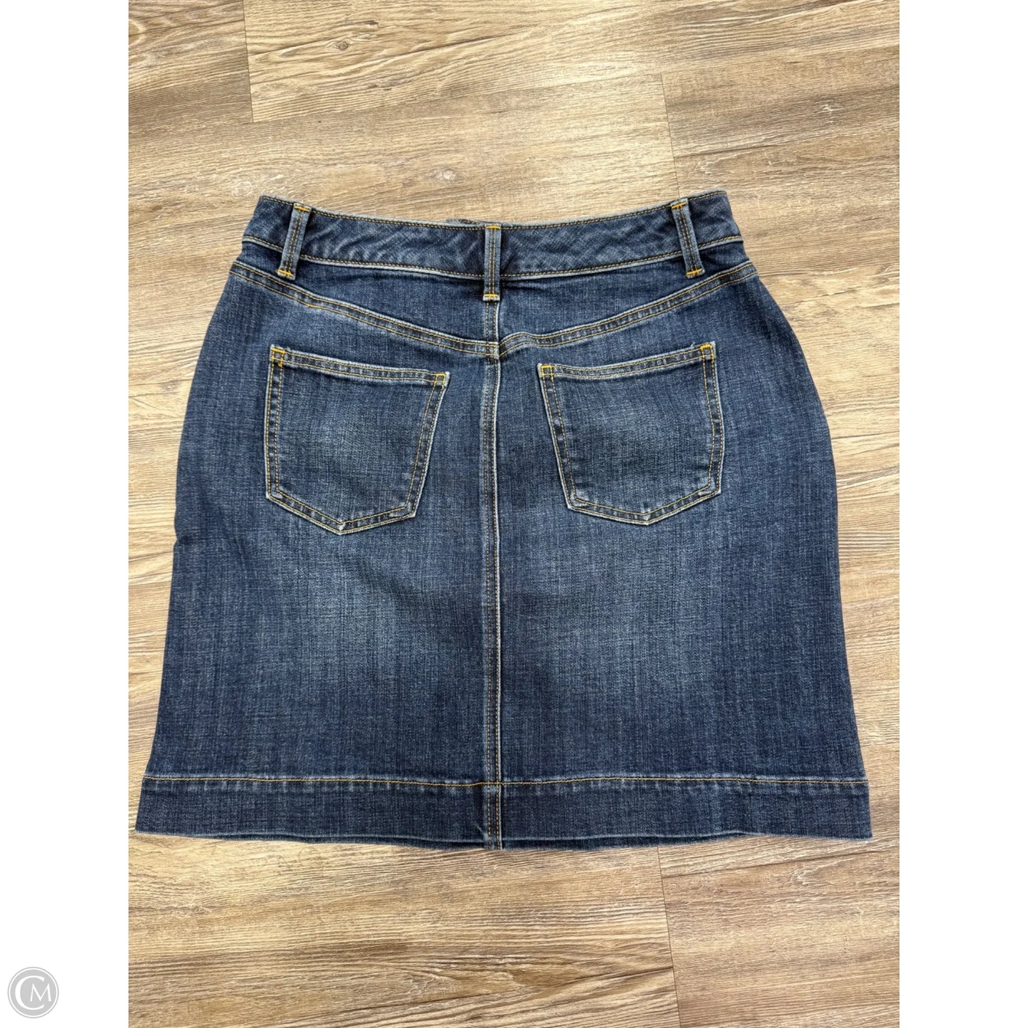 Skirt Mini & Short By Talbots In Blue Denim, Size: 4p