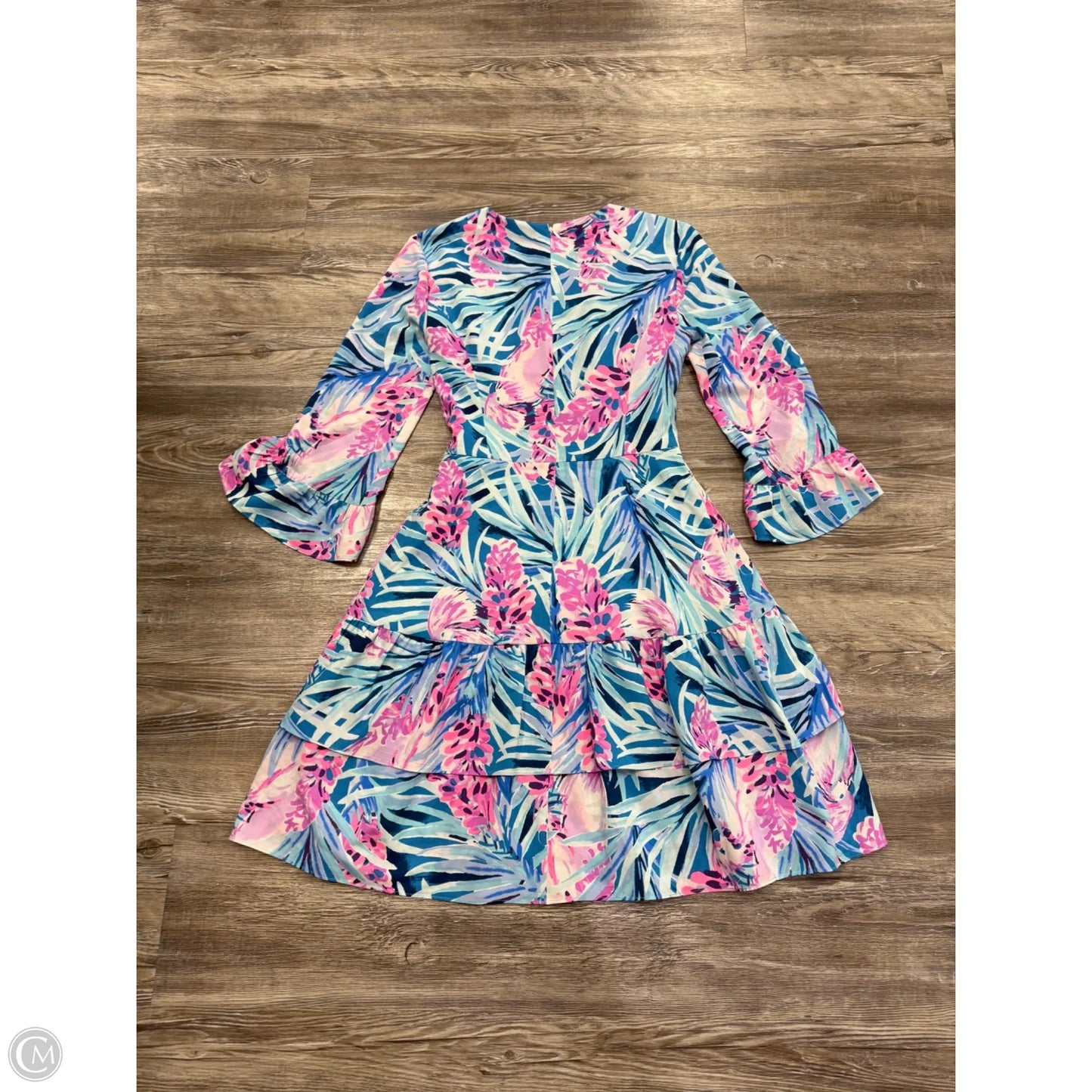 Dress Party Short By Lilly Pulitzer In Blue & Pink, Size: Xxs