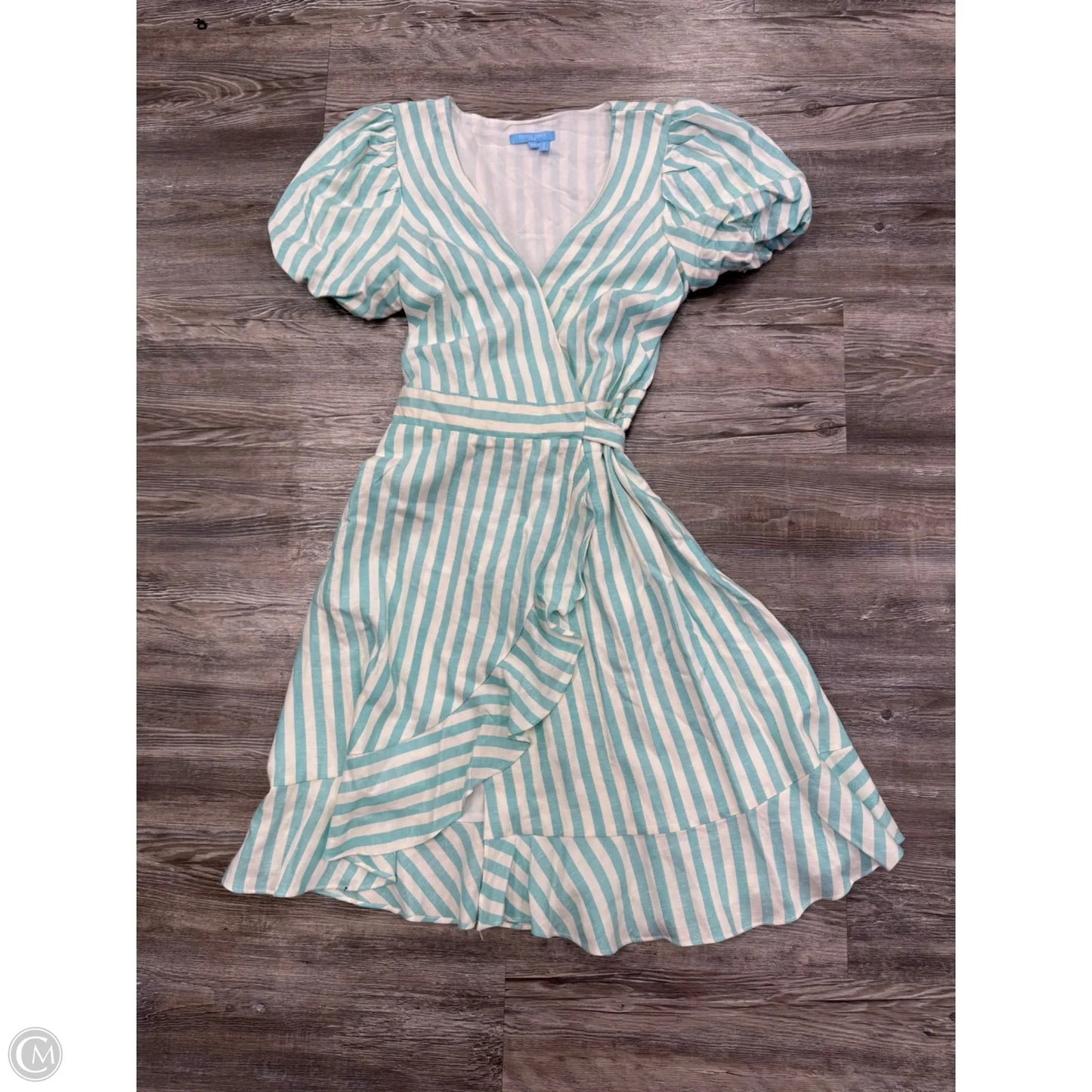 Dress Casual Midi By Draper James Rsvp In Striped Pattern, Size: Xs