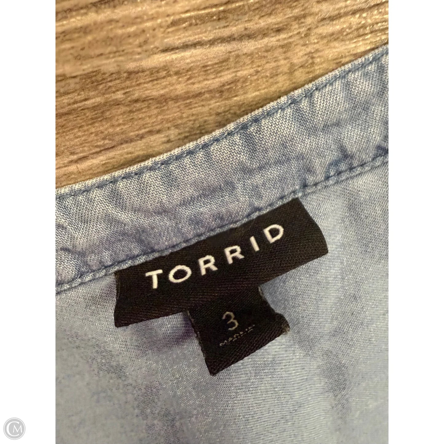 Dress Casual Midi By Torrid In Blue, Size: 3x