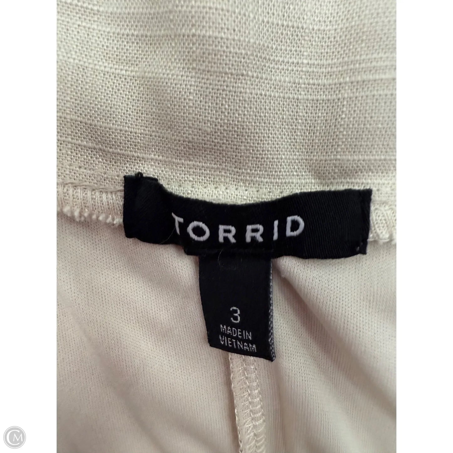 Skirt Maxi By Torrid In Beige, Size: 3x