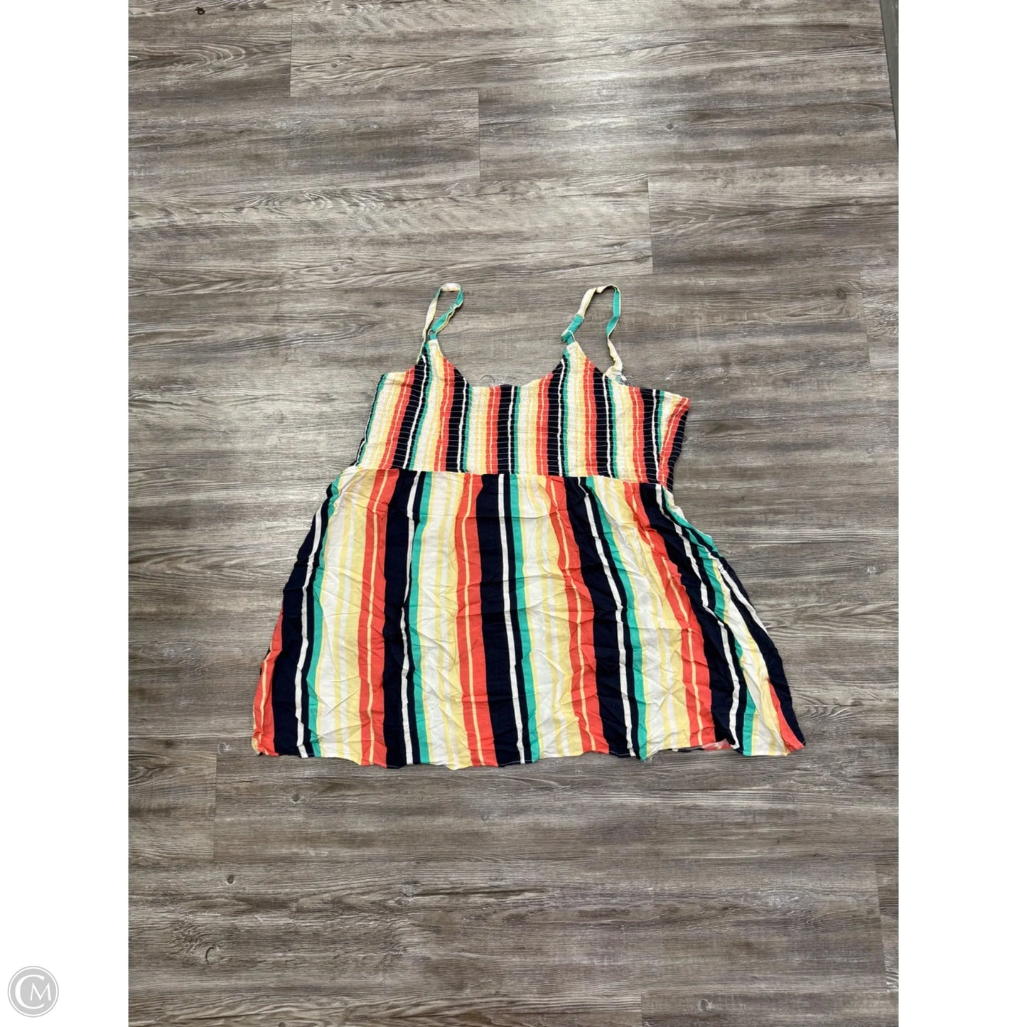 Top Sleeveless By Torrid In Striped Pattern, Size: 3x