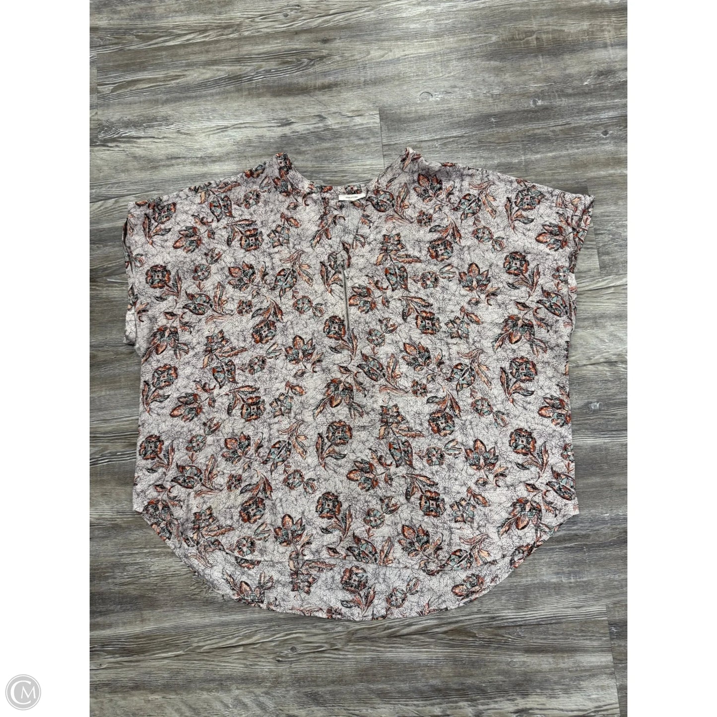 Top Short Sleeve By Maurices In Purple, Size: 4x