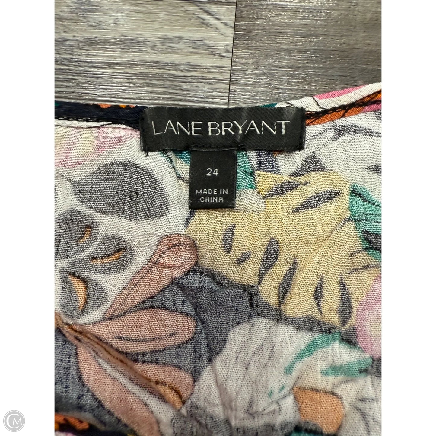 Top Sleeveless By Lane Bryant In Floral Print, Size: 3x