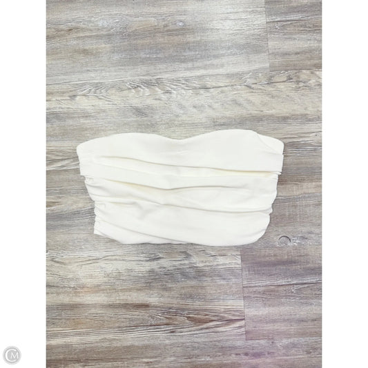 Top Sleeveless By Zara In White, Size: L