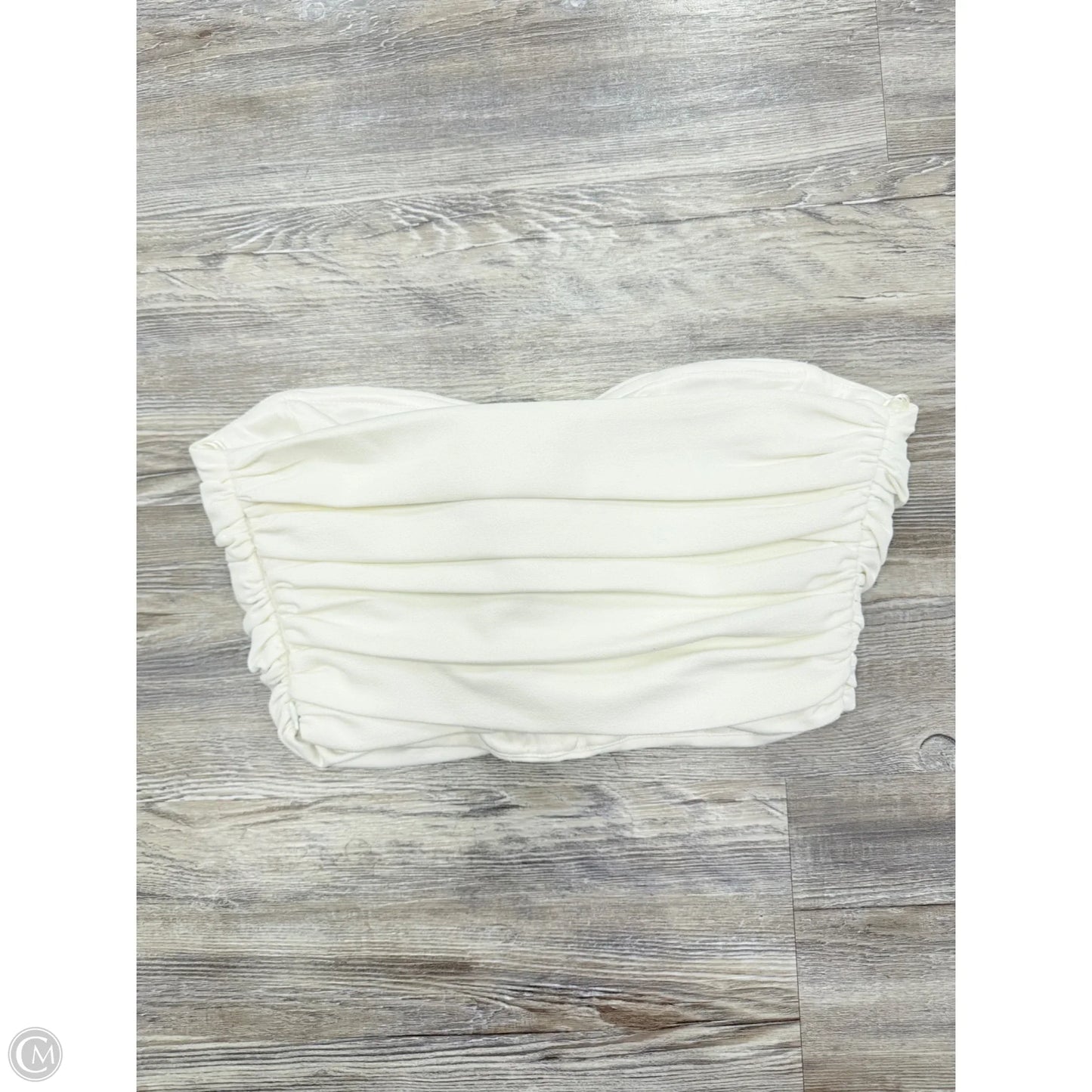 Top Sleeveless By Zara In White, Size: L