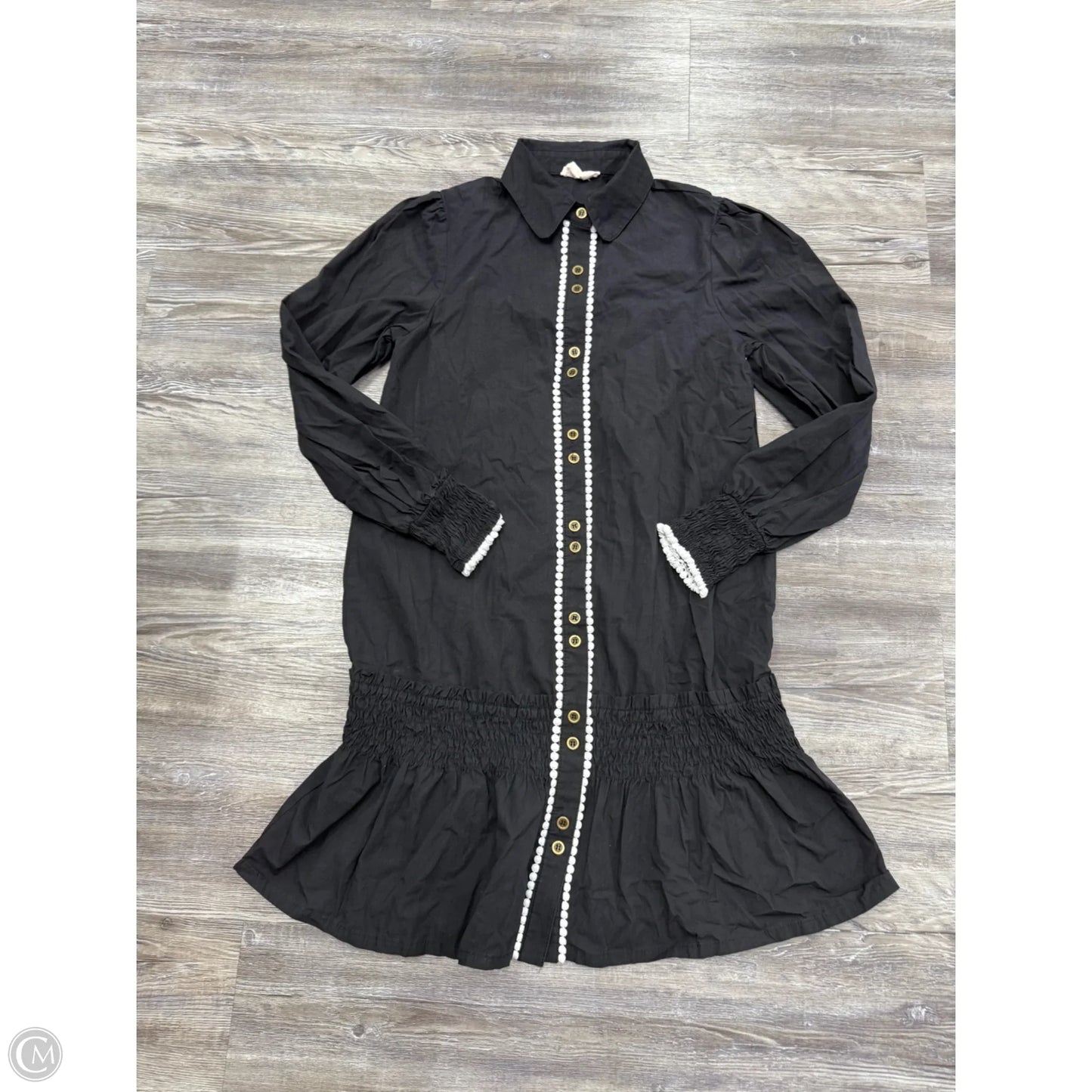 Dress Casual Midi By Before You In Black & White, Size: Xs