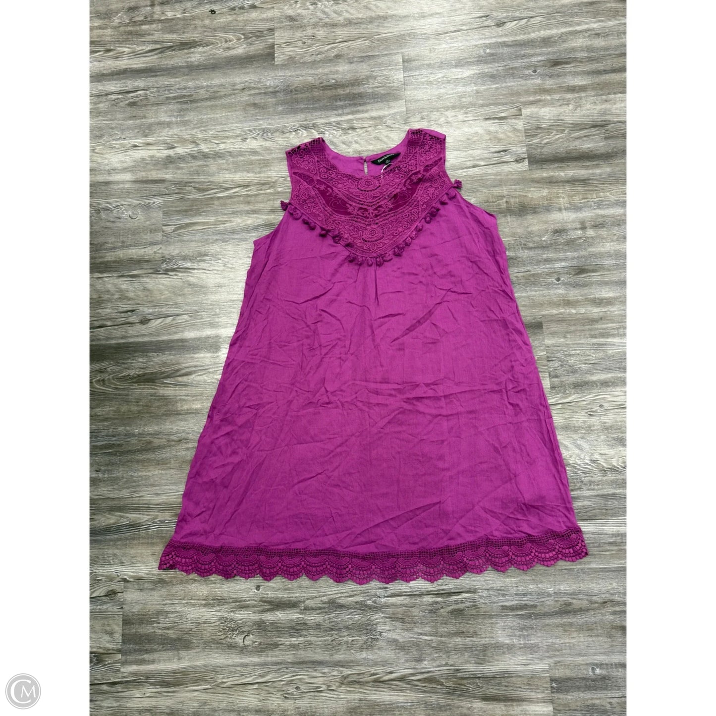 Dress Casual Midi By Davi & Dani In Purple, Size: 3x