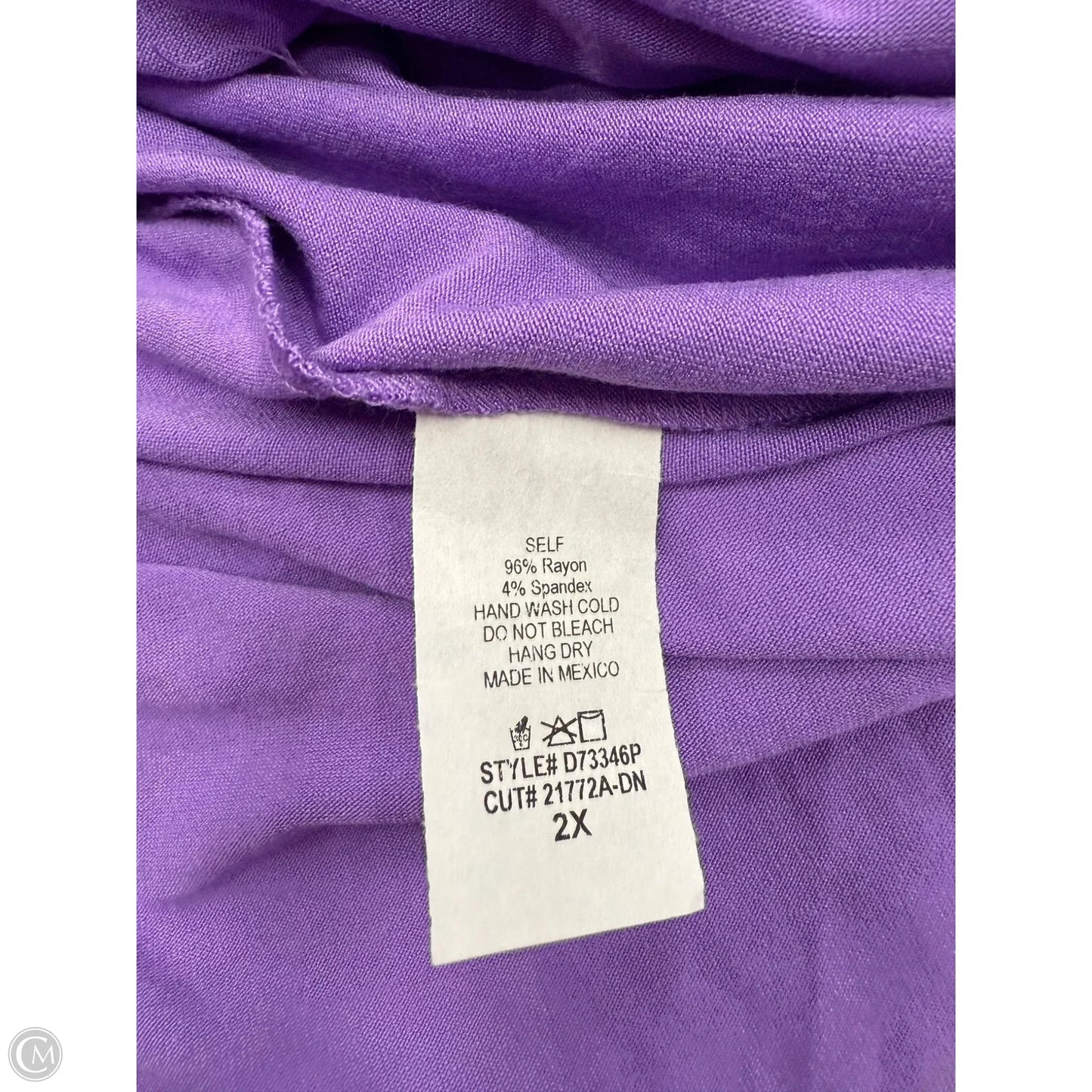 Dress Casual Maxi By White Birch In Purple, Size: 2x