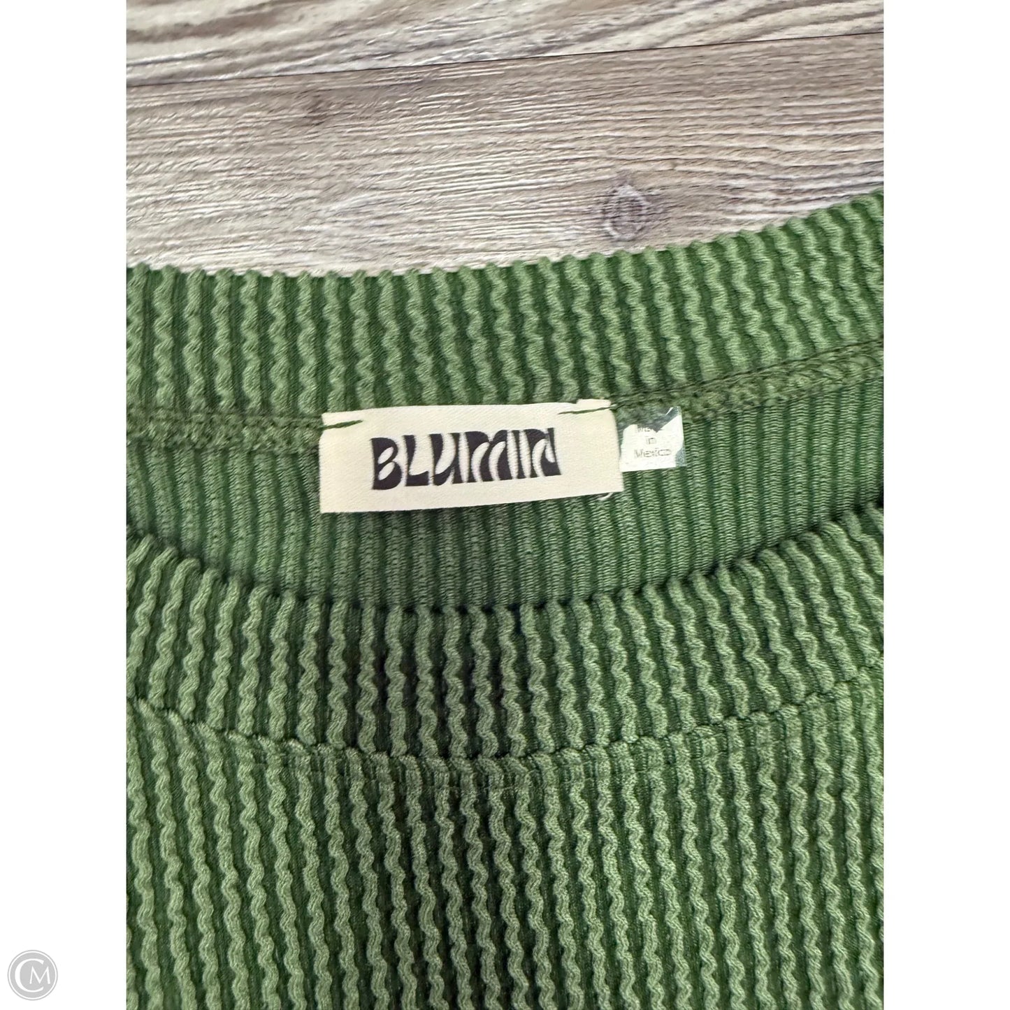Top Short Sleeve By Blumin In Green, Size: 3x