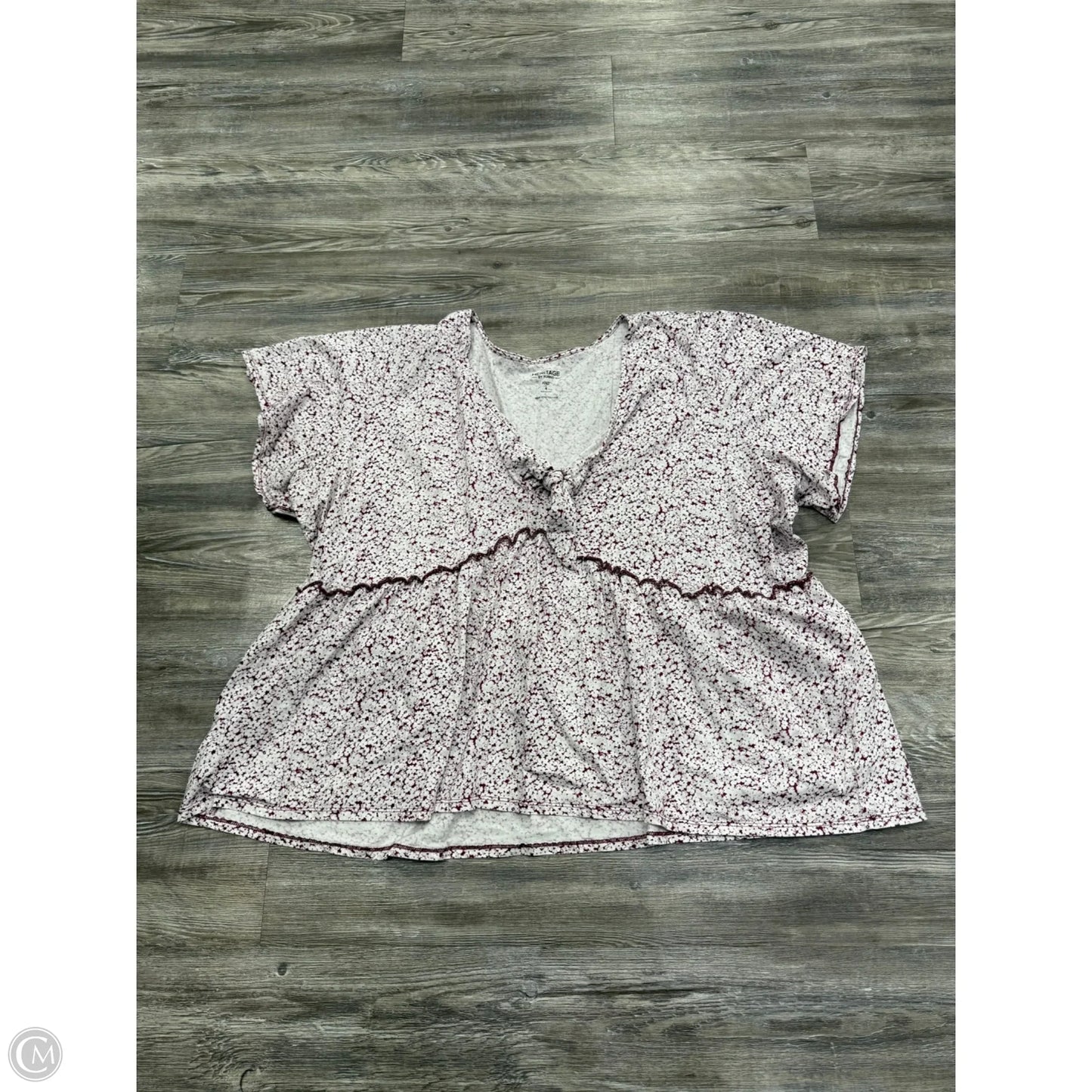 Top Short Sleeve By Torrid In Floral Print, Size: 4x