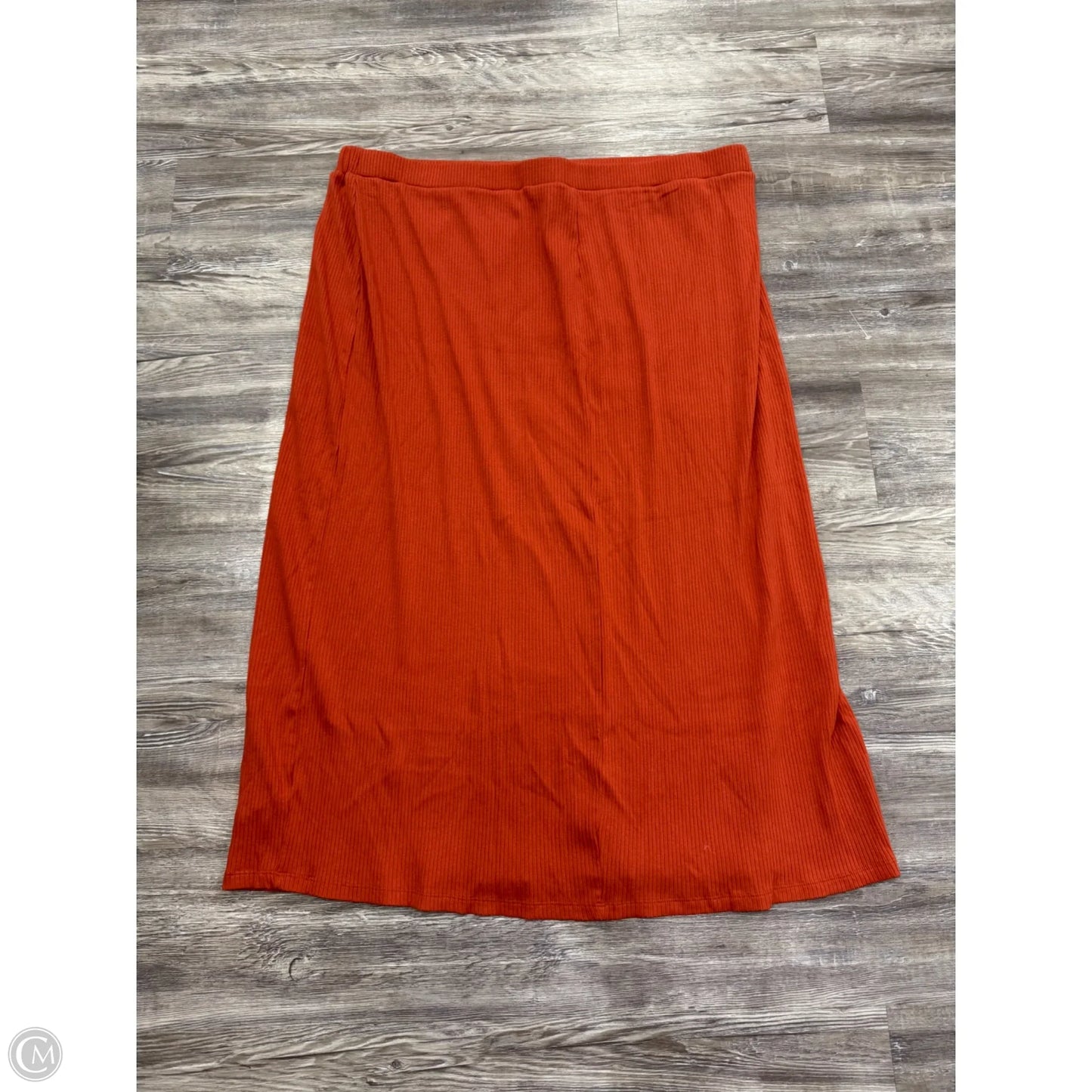 Skirt Maxi By Old Navy In Orange, Size: 3x