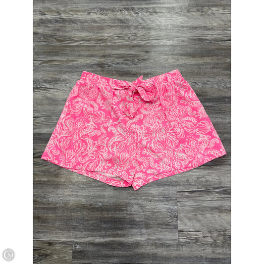 Shorts Designer By Lilly Pulitzer In Pink & White, Size: 6