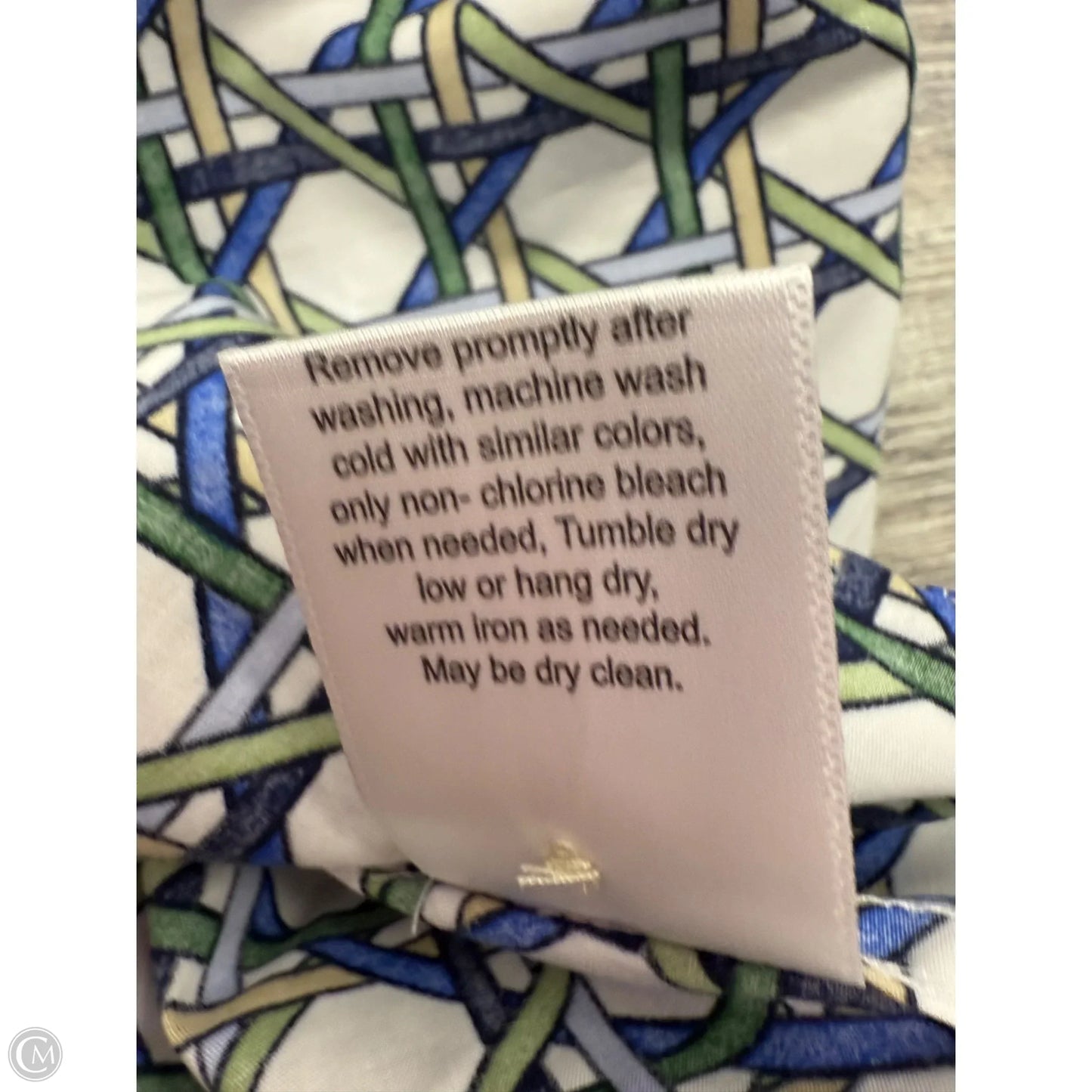 Top Long Sleeve By Hinson Wu In Blue & Green, Size: Xs