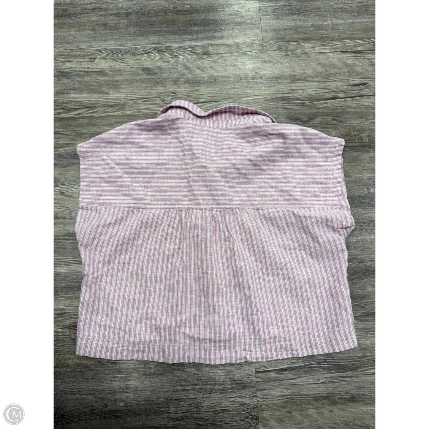 Top Short Sleeve By Pilcro In Striped Pattern, Size: M