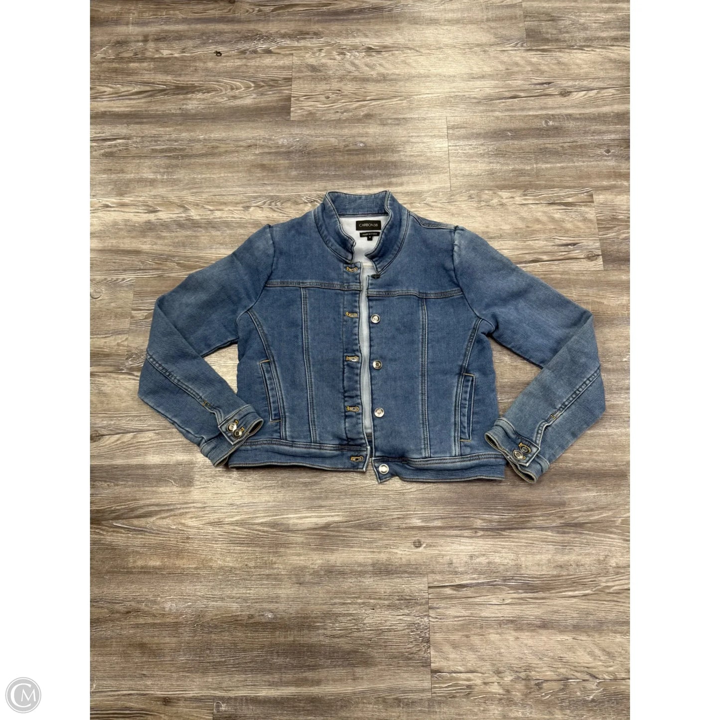 Jacket Denim By Carbon38 In Blue Denim, Size: M