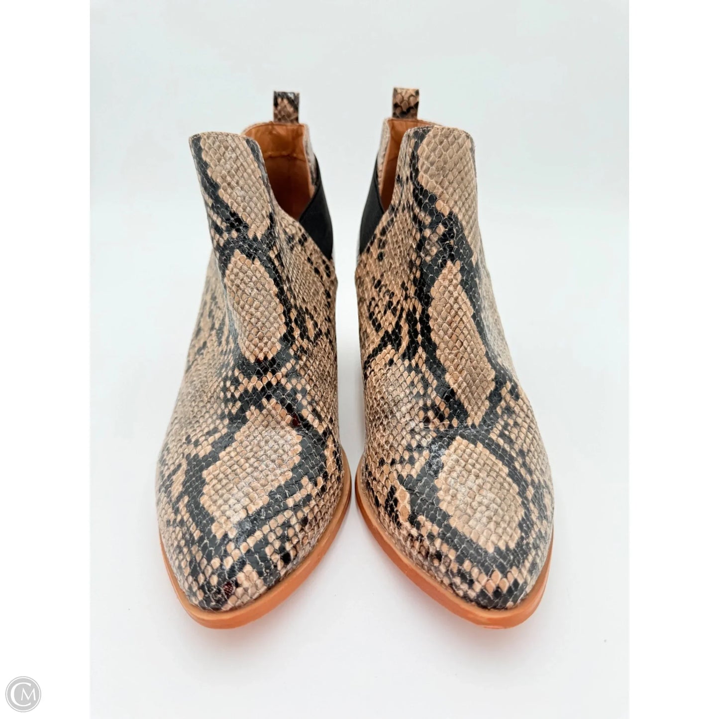 Boots Ankle Heels By Dolce Vita In Snakeskin Print, Size: 9