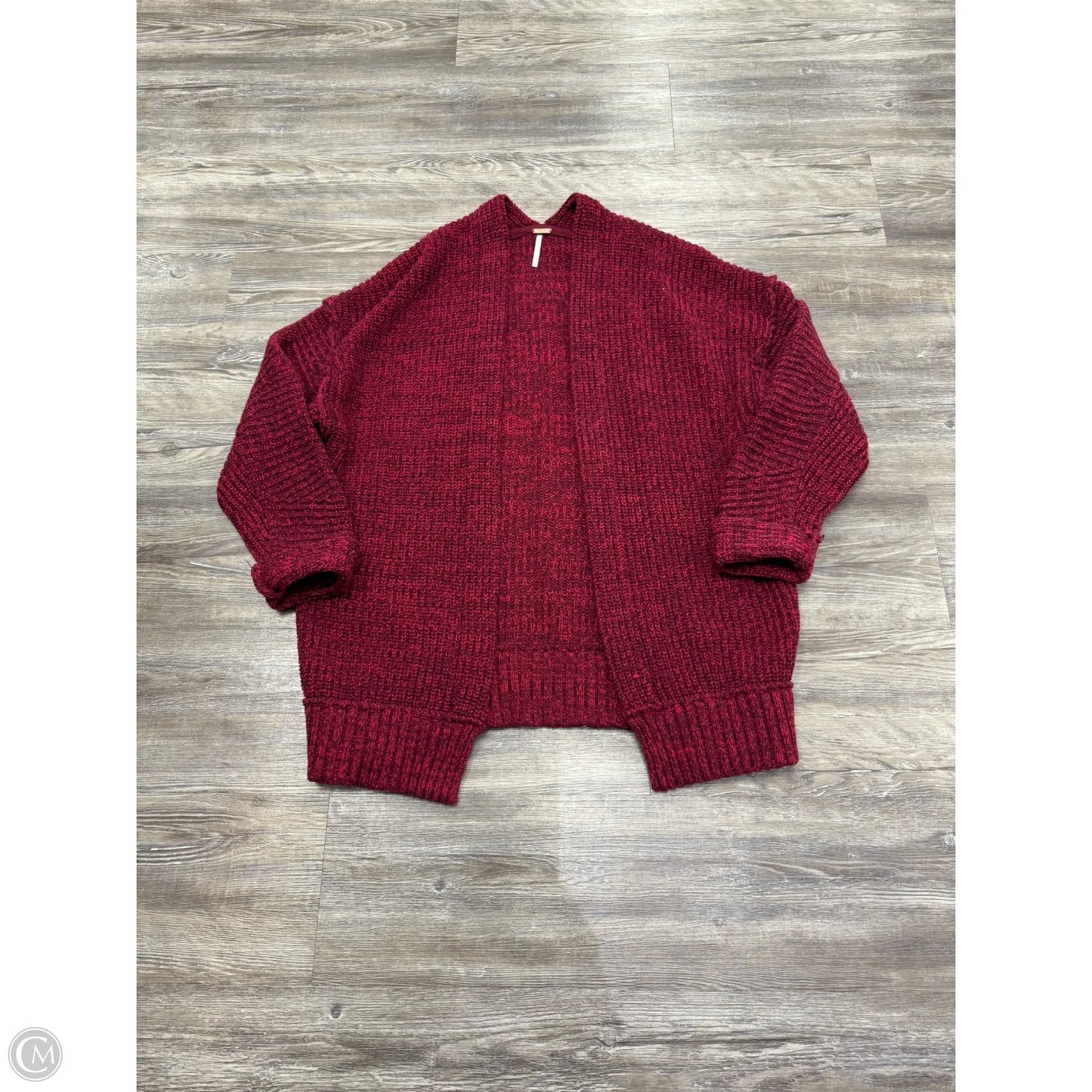 Sweater Cardigan By Free People In Red, Size: S