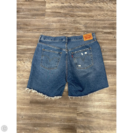 Shorts By Levis In Blue Denim, Size: 18