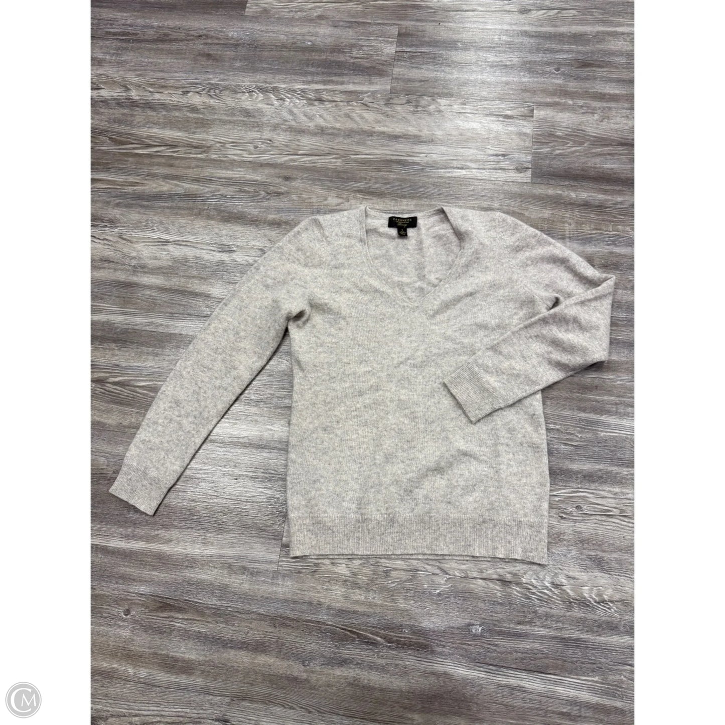 Sweater Cashmere By Charter Club In Grey, Size: S