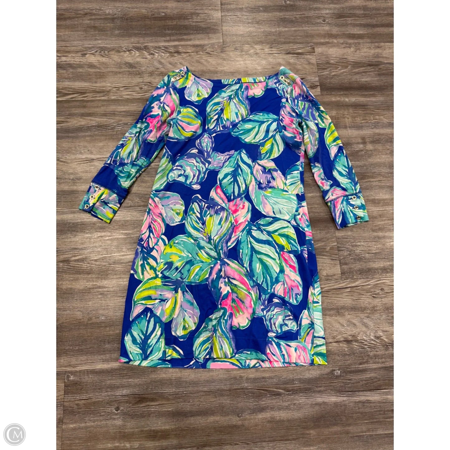 Dress Designer By Lilly Pulitzer In Blue & Green, Size: S