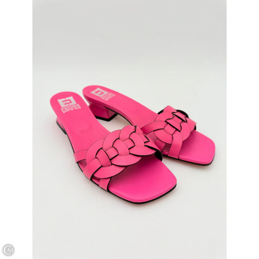 Sandals Heels Kitten By Emanuele Cristo In Pink, Size: 10