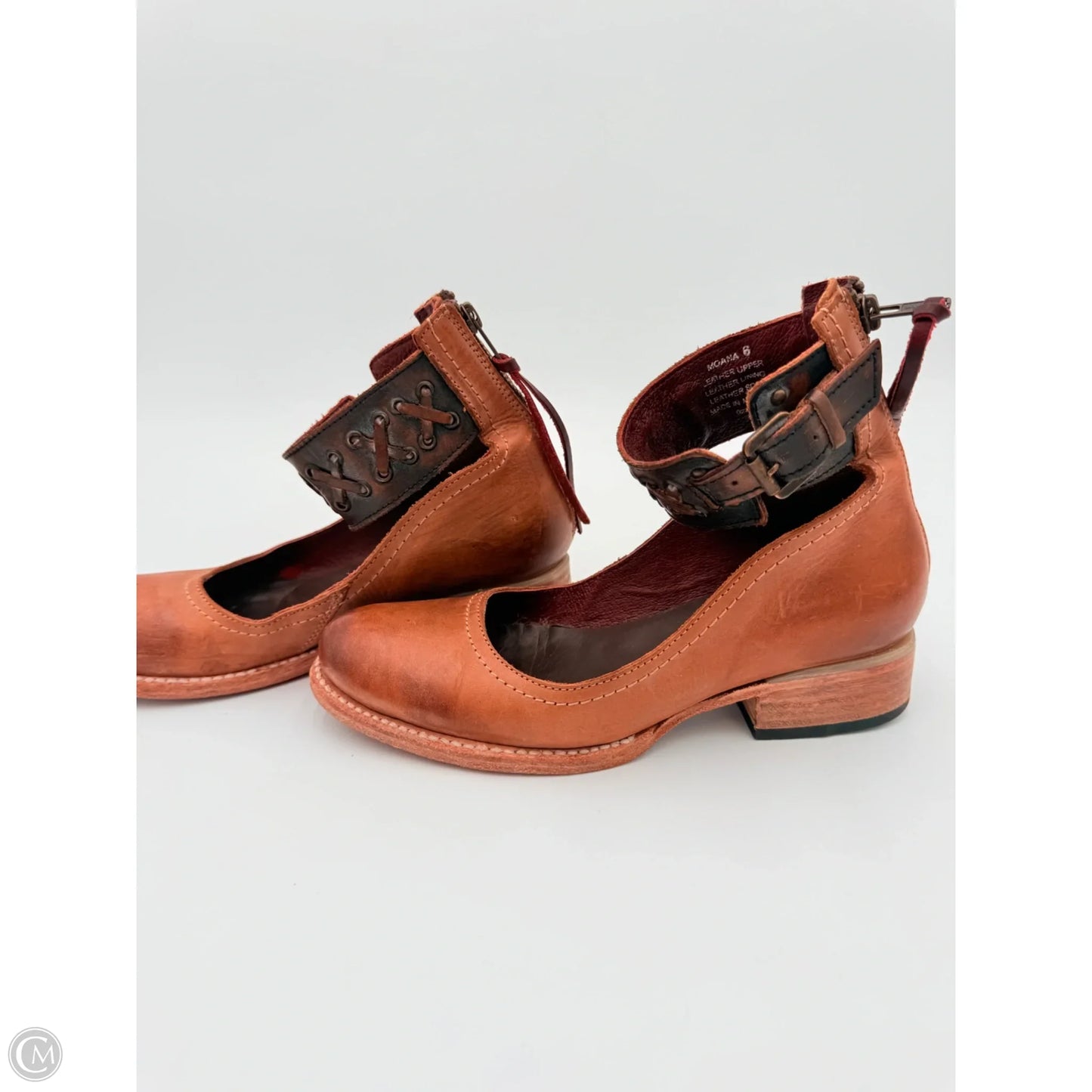 Shoes Heels Block By Freebird In Brown, Size: 6