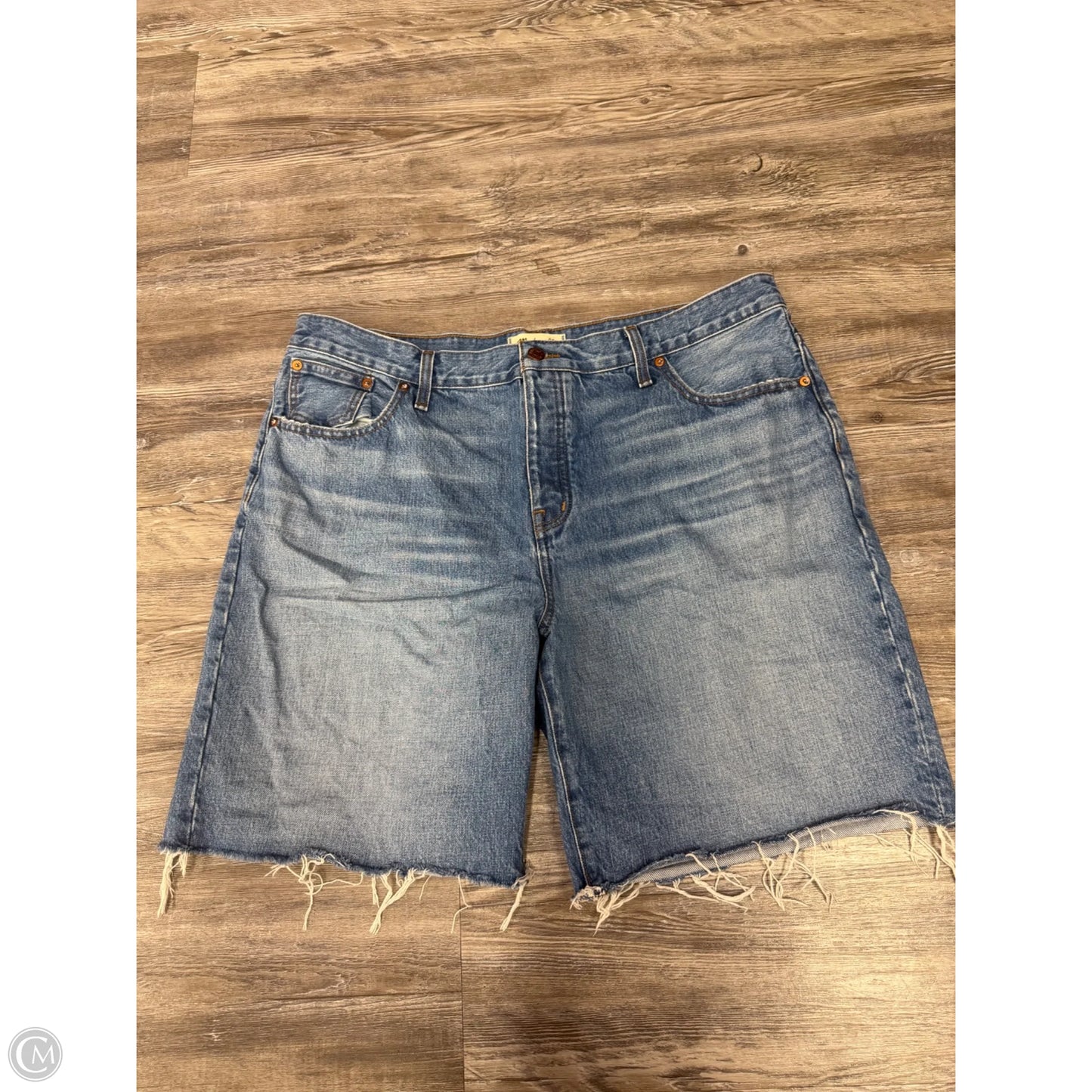 Shorts By Madewell In Blue Denim, Size: 14