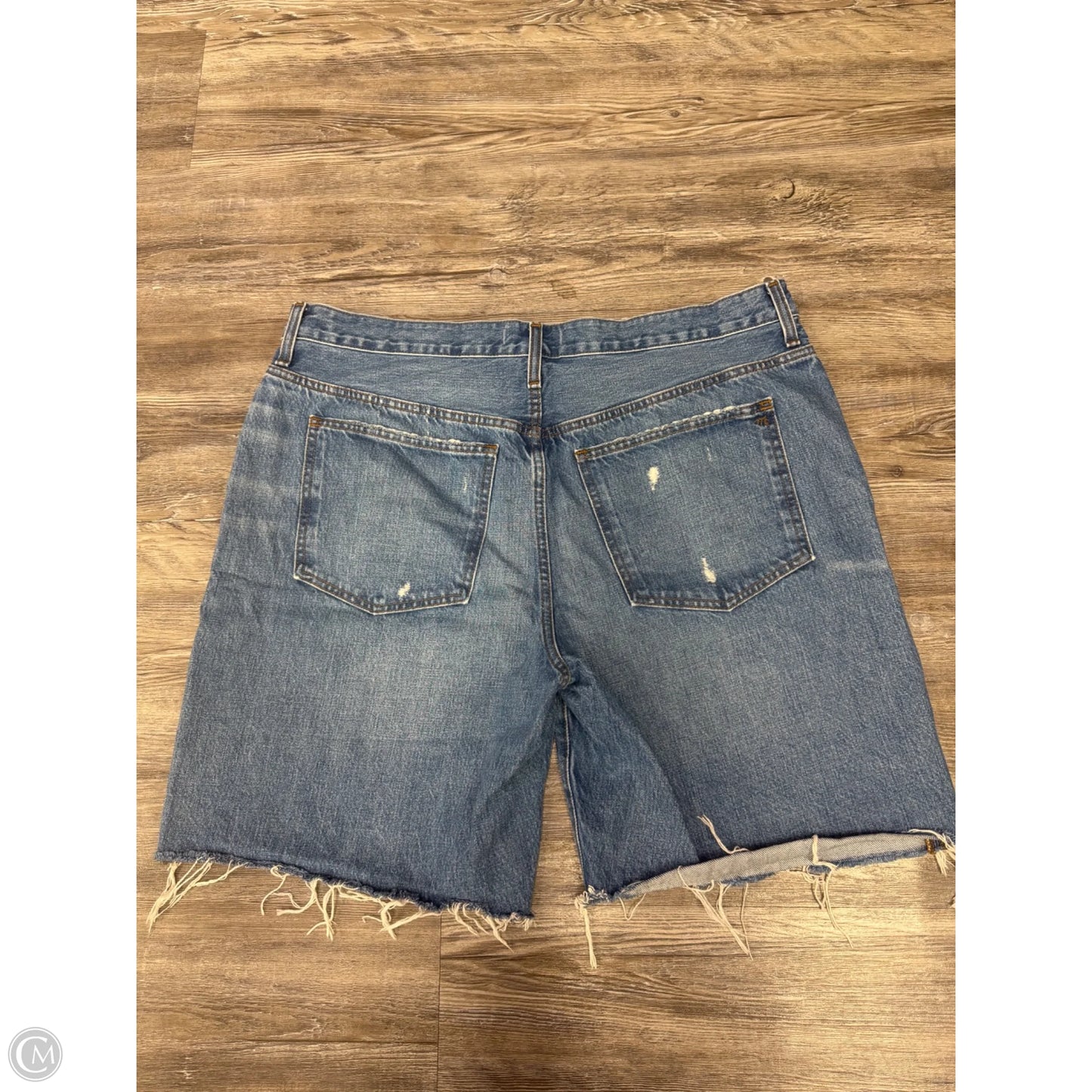Shorts By Madewell In Blue Denim, Size: 14