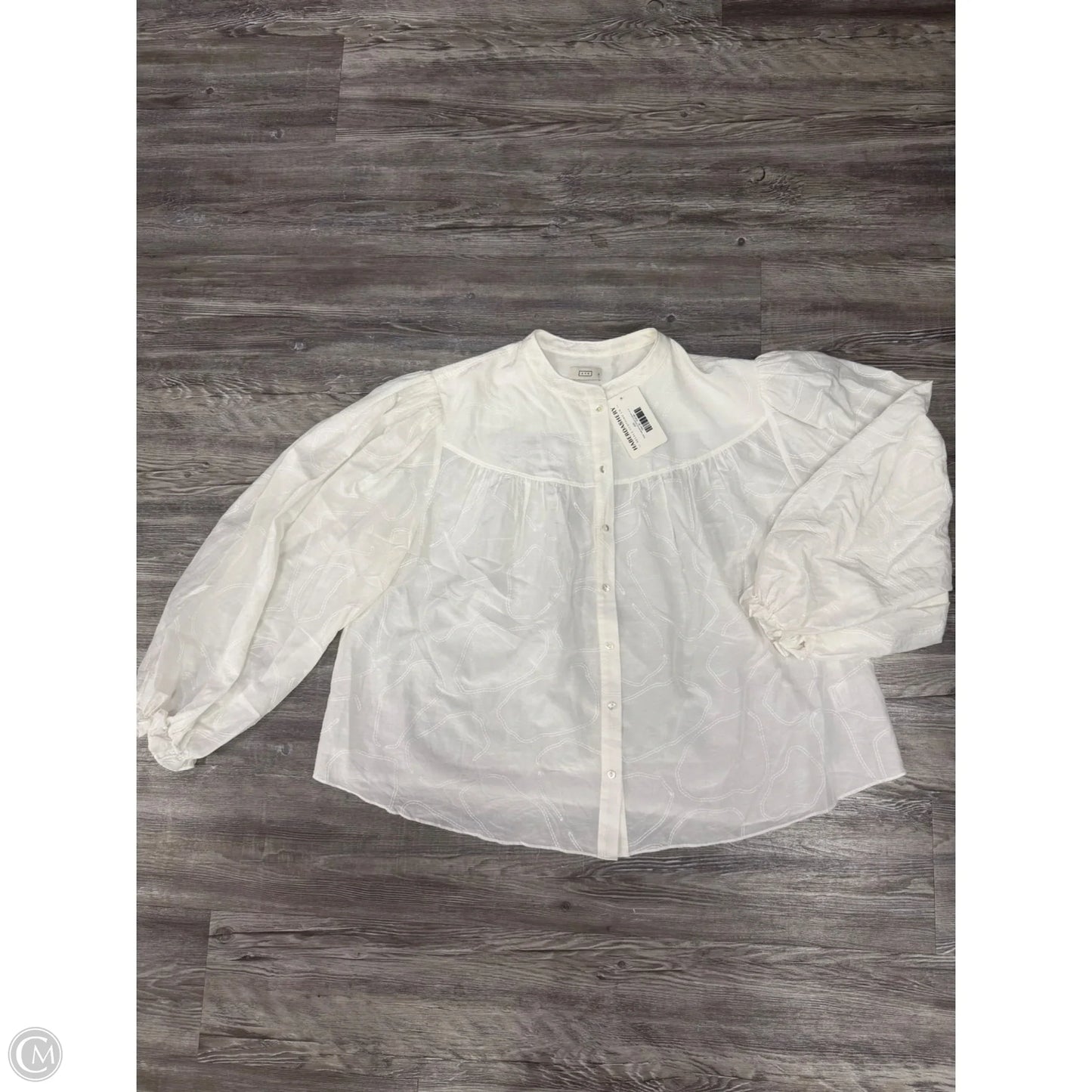 Top Long Sleeve By AYR In White, Size: Xl