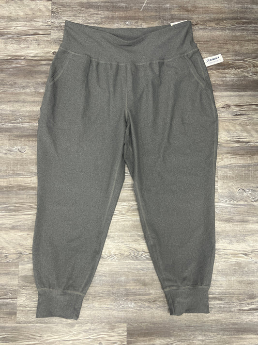Grey Athletic Pants Old Navy, Size Xl