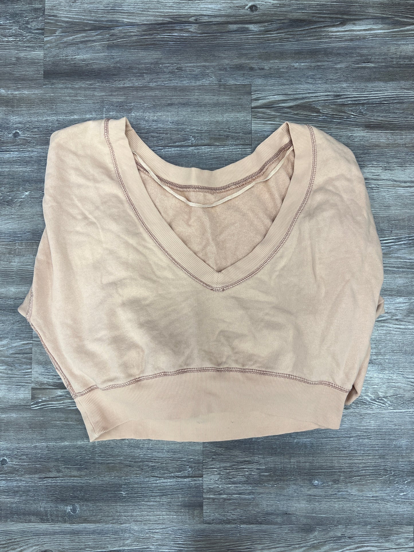 Tan Sweatshirt Crewneck Free People, Size M