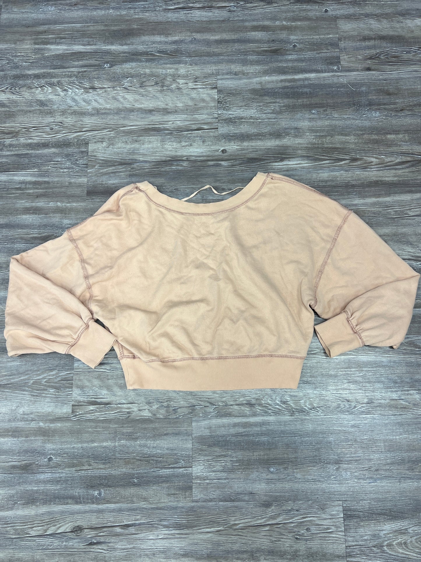 Tan Sweatshirt Crewneck Free People, Size M