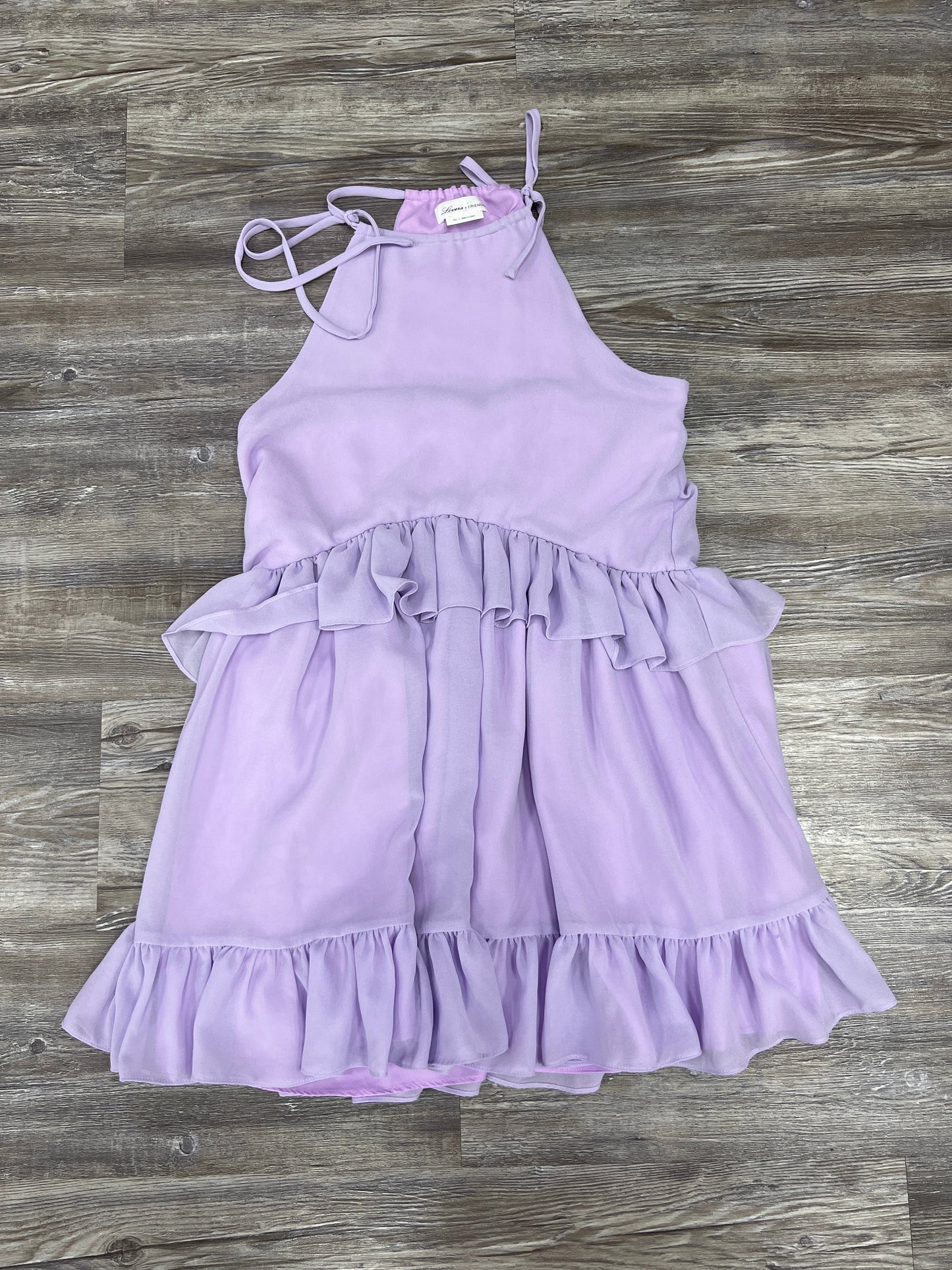 Dress Casual Short By Lovers & Friends In Purple, Size: Xxs