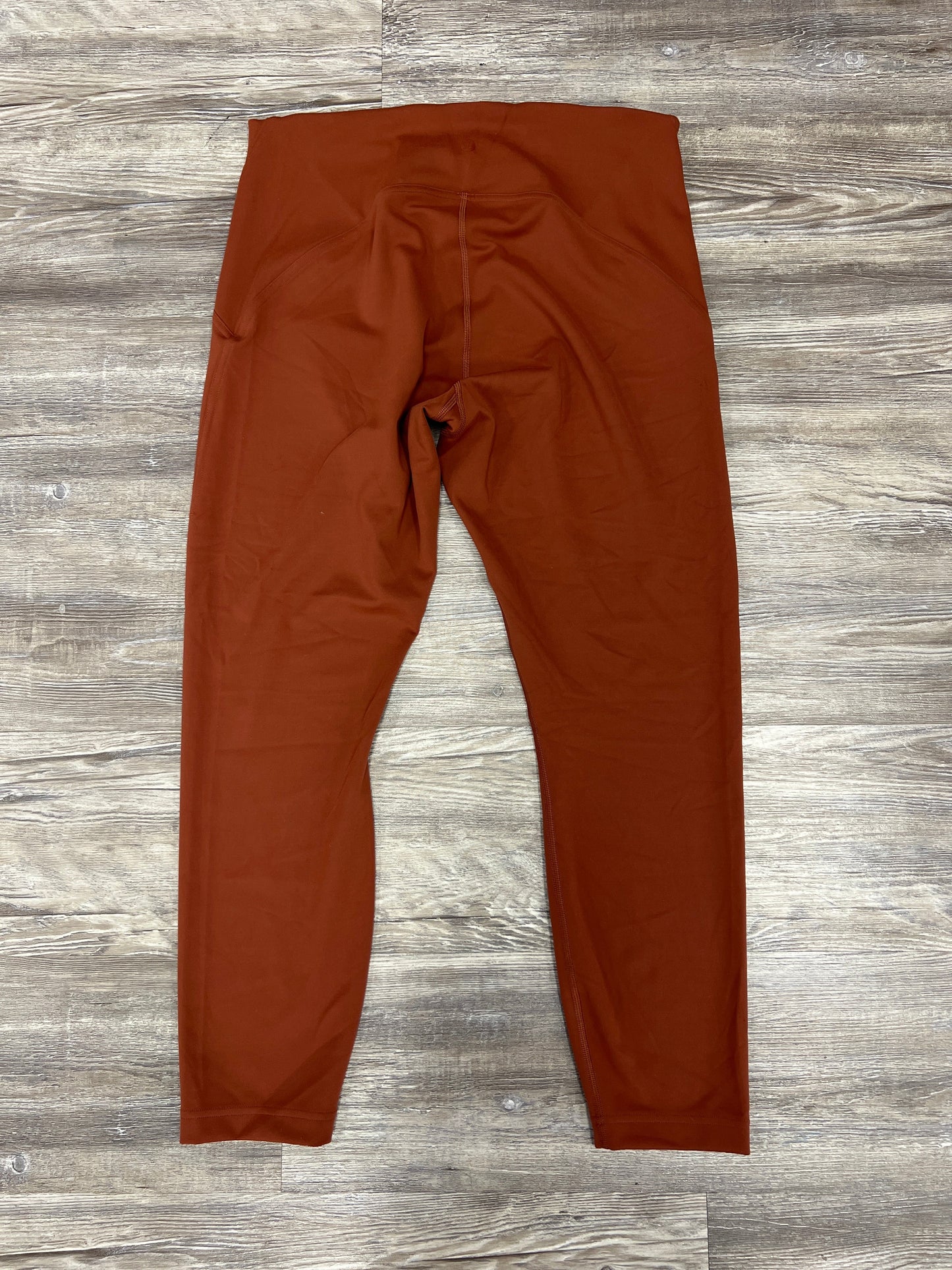 Athletic Capris By Lululemon In Brown, Size: 12