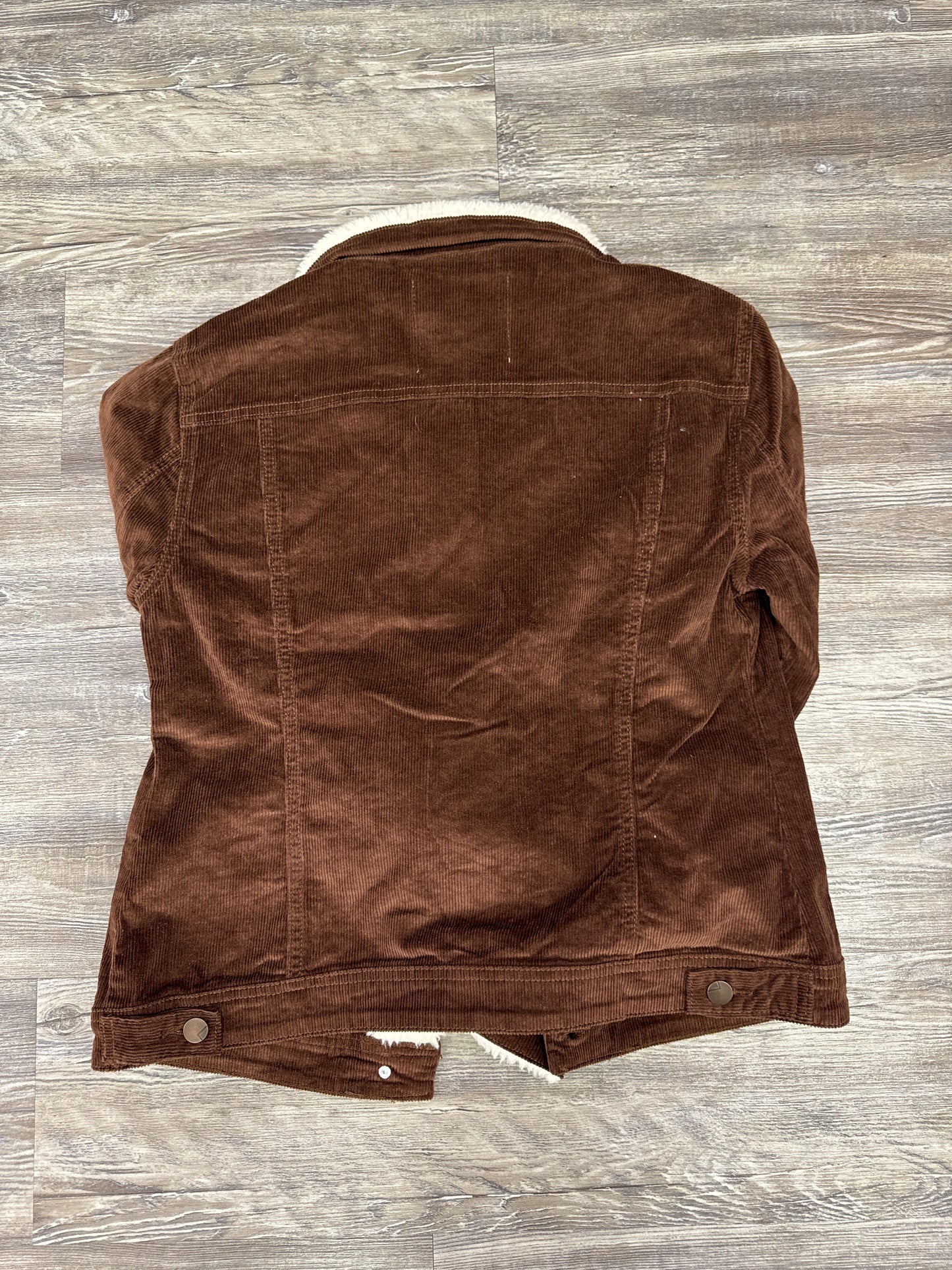 Jacket Utility By Lola Jeans In Brown, Size: M