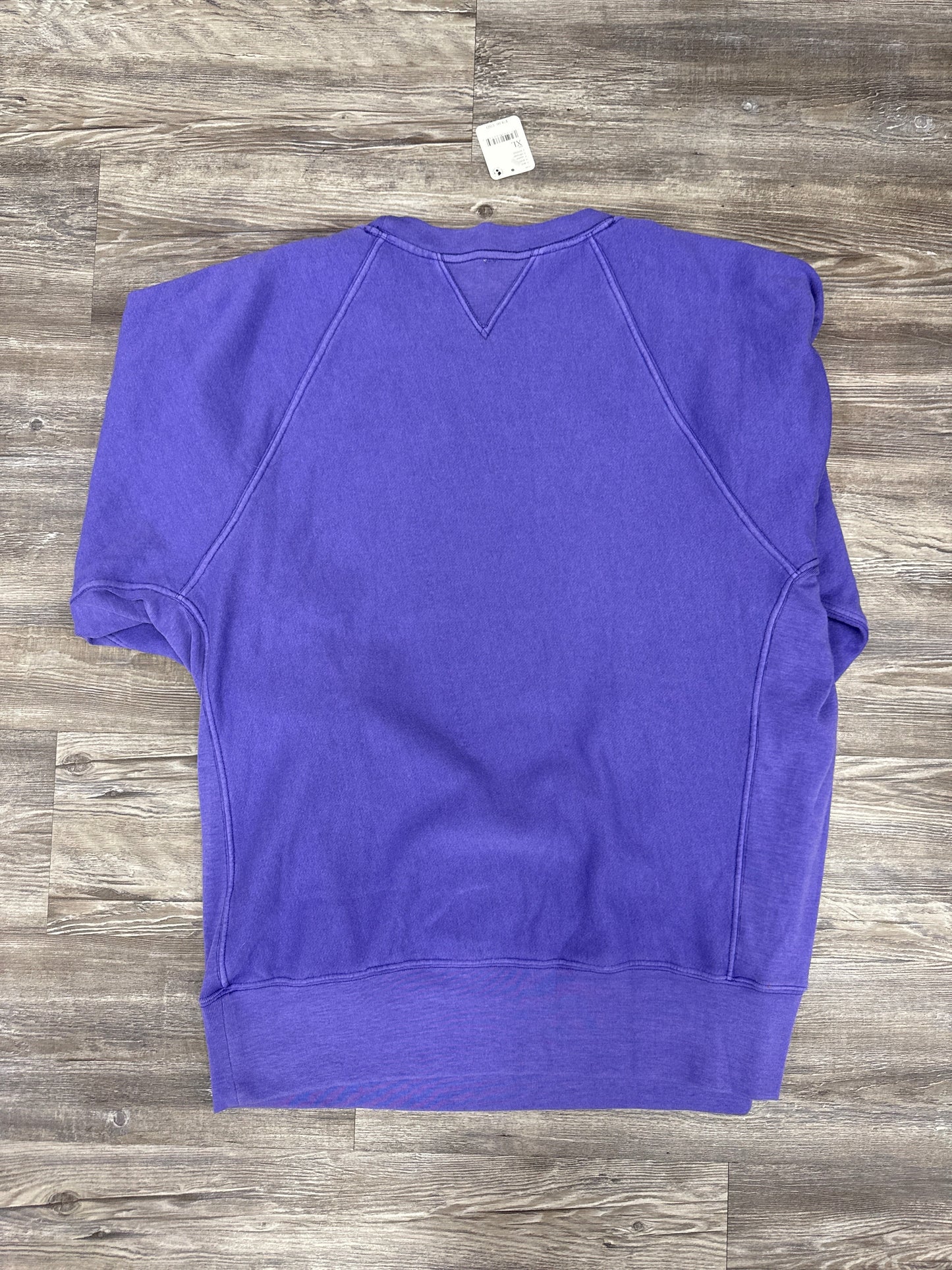 Sweatshirt Collar By Free People In Purple, Size: Xl