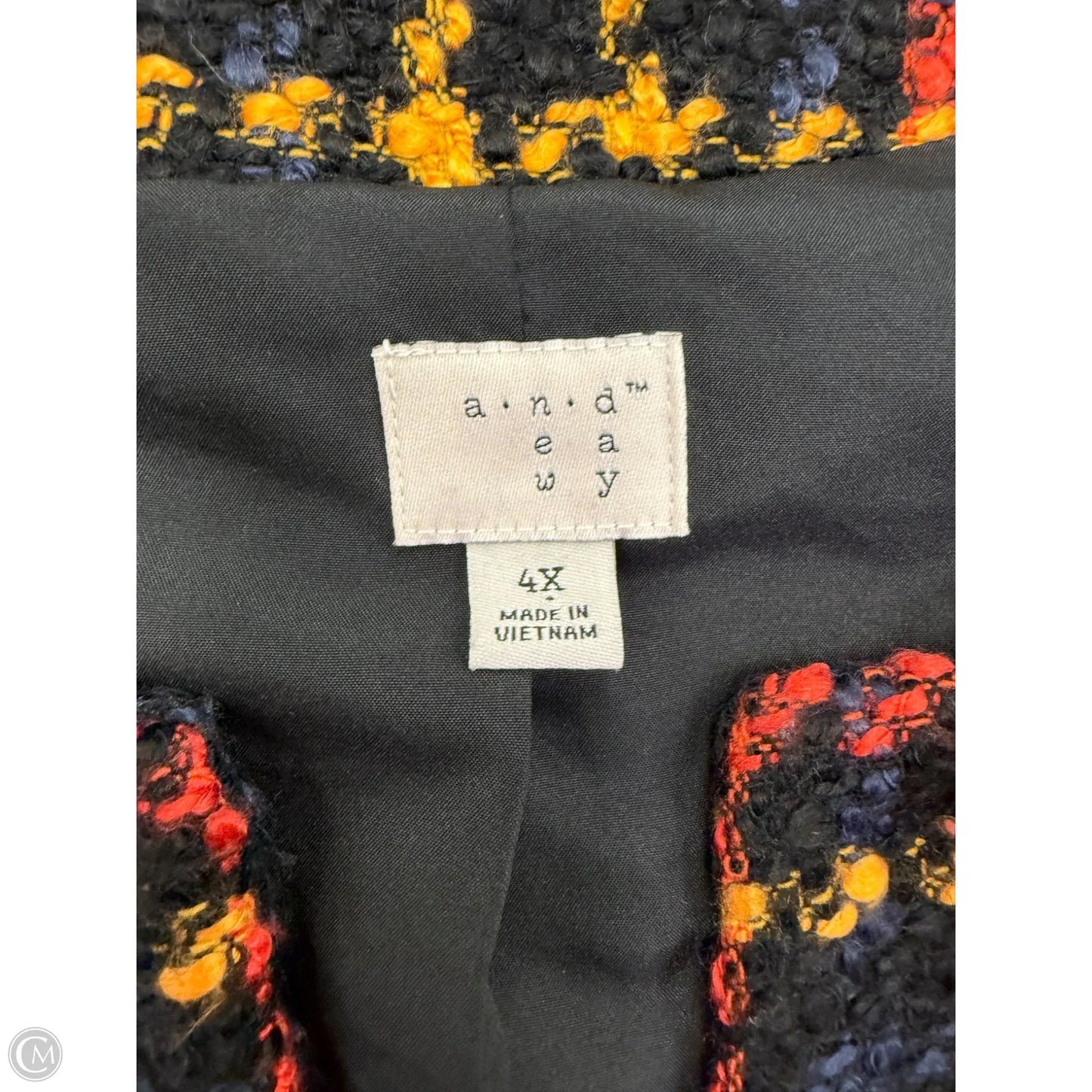 Jacket Other By A New Day In Red & Yellow, Size: 4x