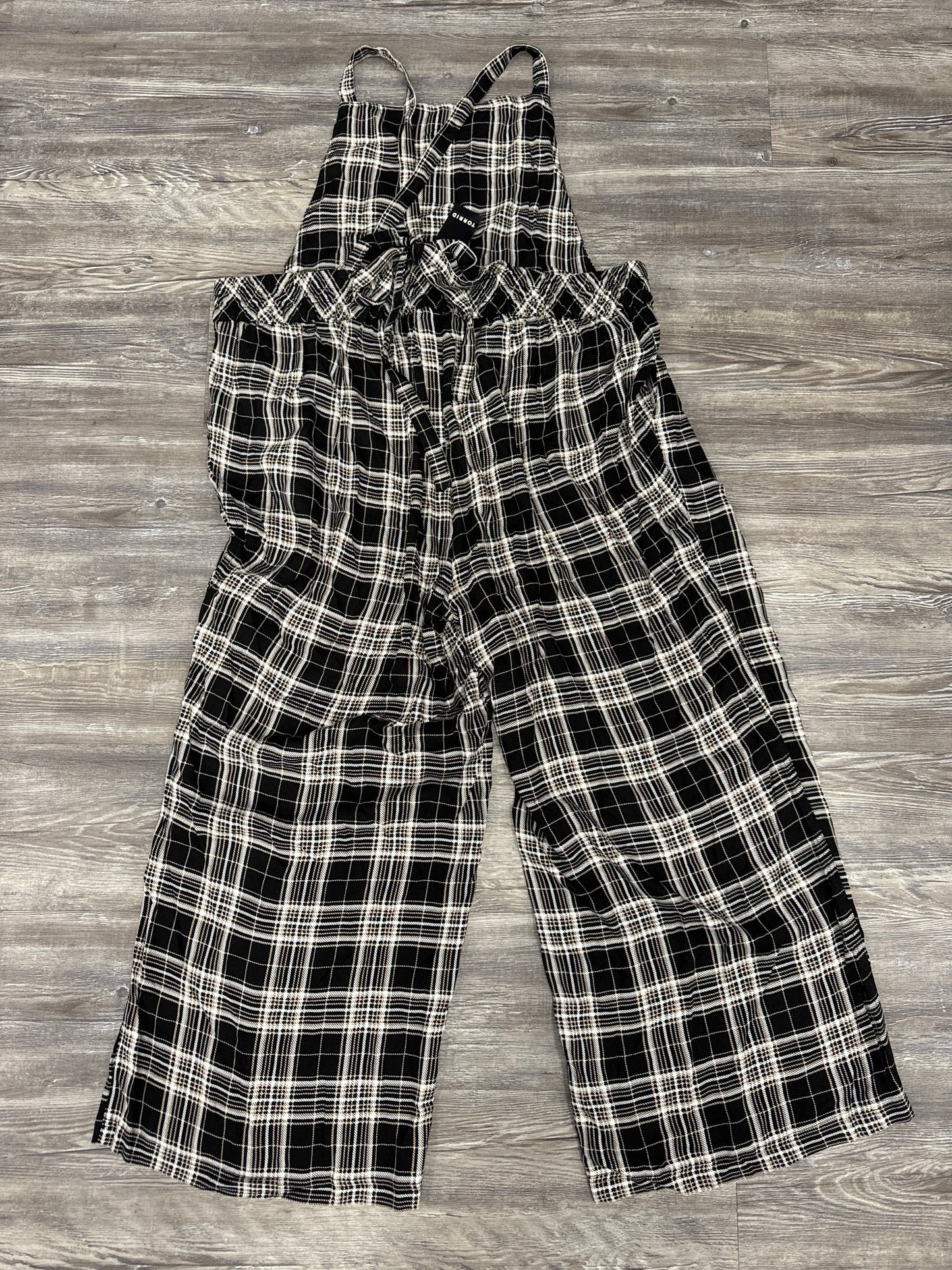 Jumpsuit By Torrid In Plaid Pattern, Size: 2x