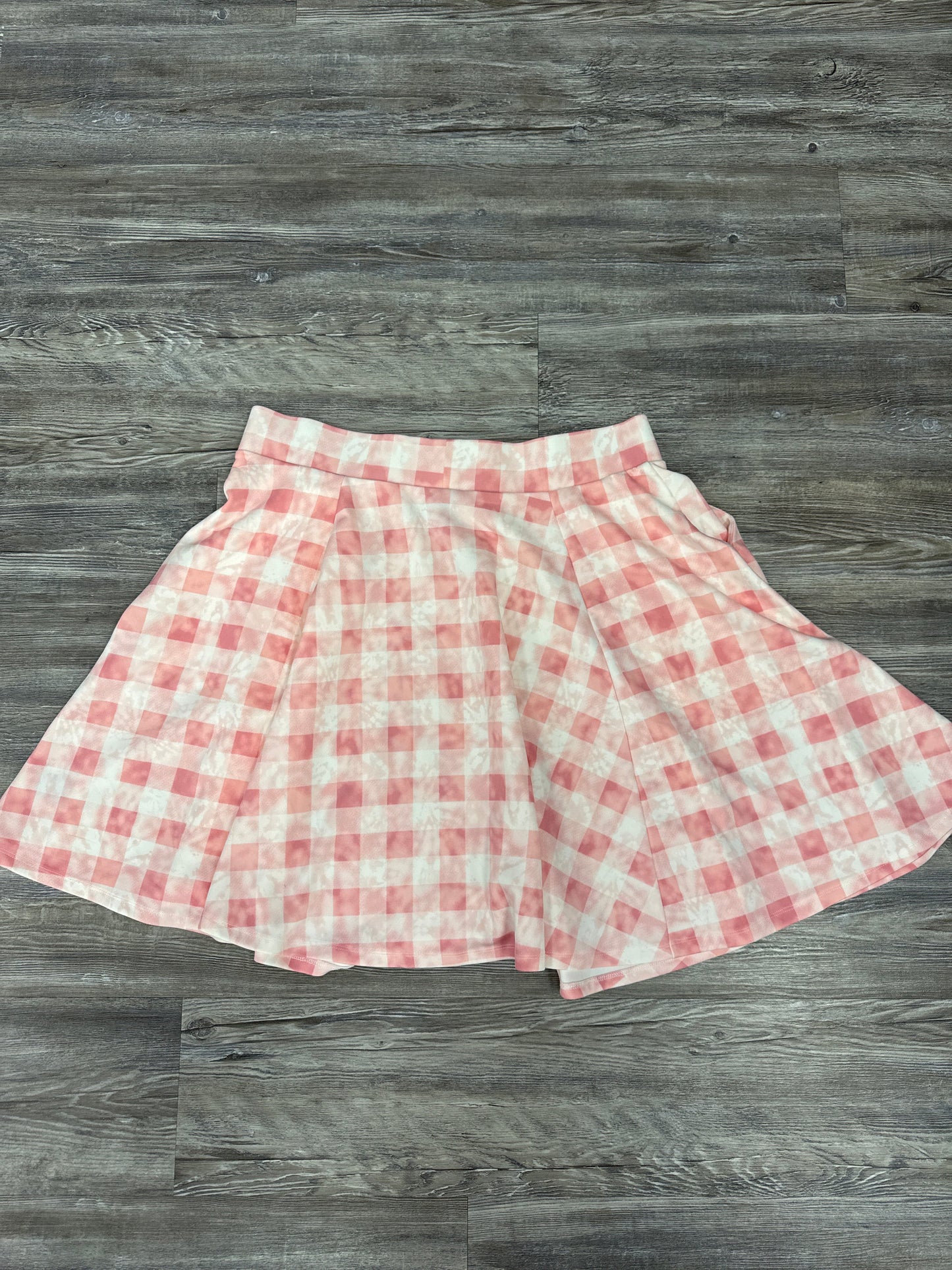 Skirt Mini & Short By Torrid In Pink & White, Size: 1x