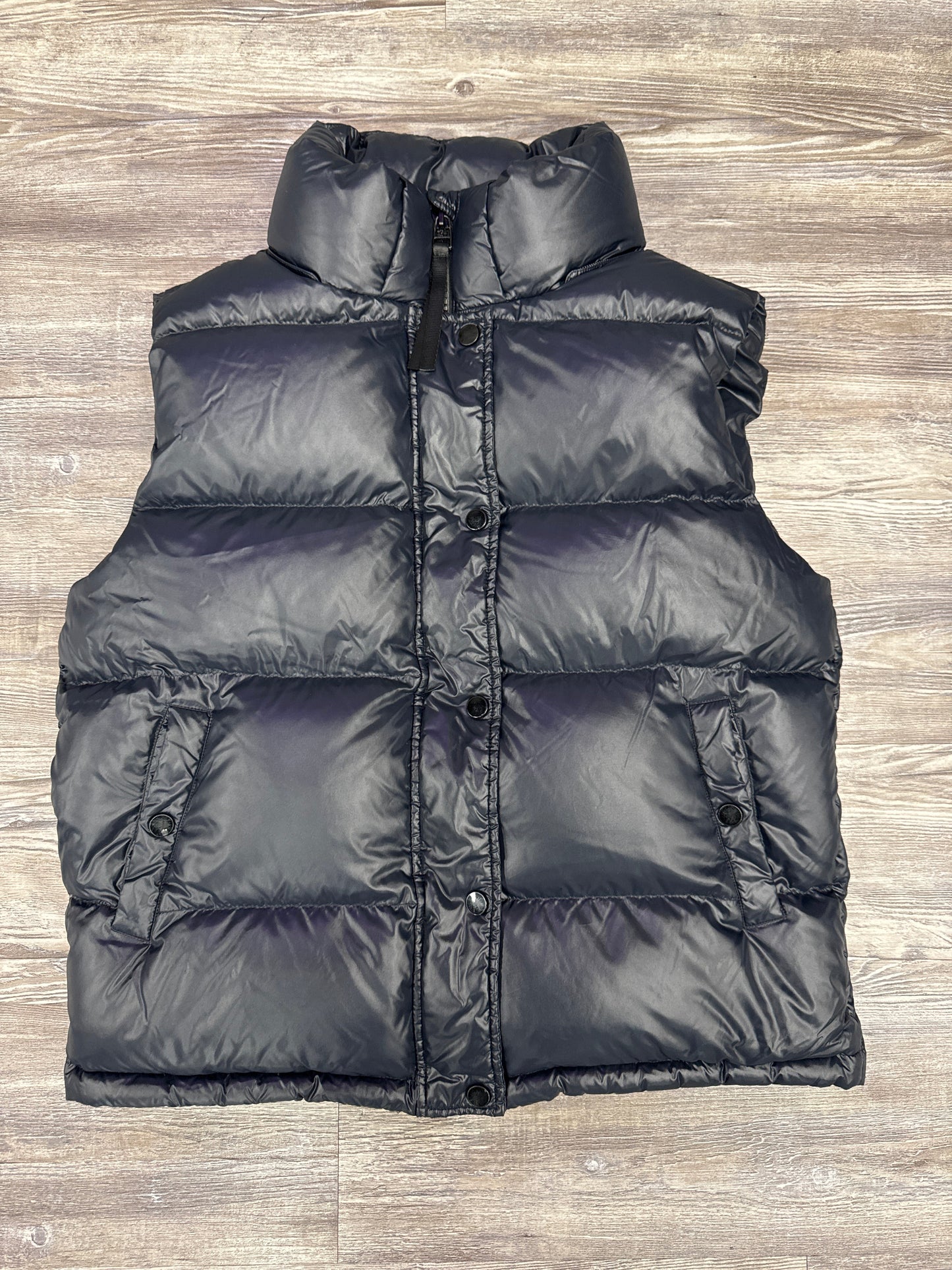 Vest Puffer & Quilted By Quince In Black, Size: M