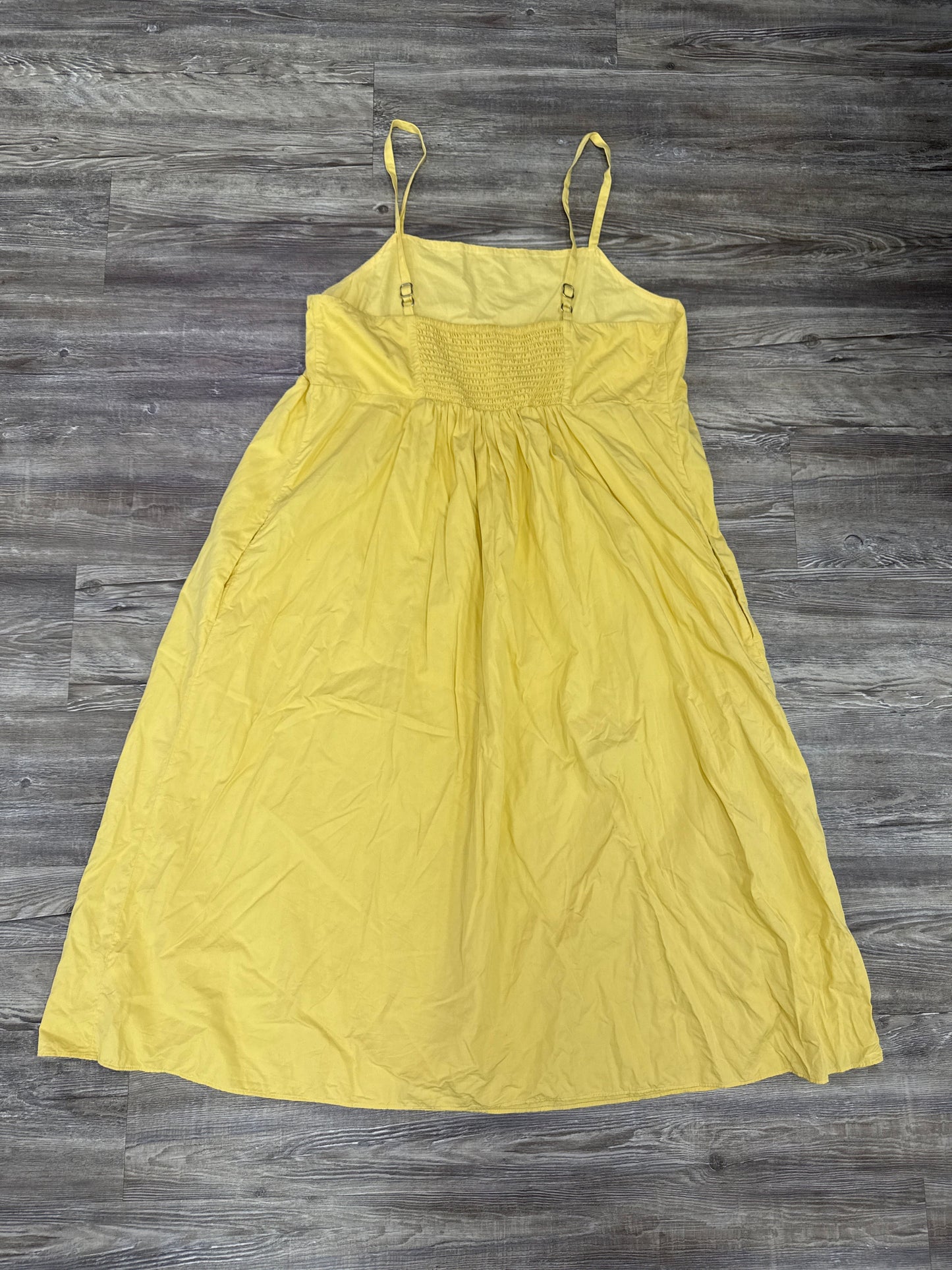 Dress Casual Maxi By Madewell In Yellow, Size: 2x